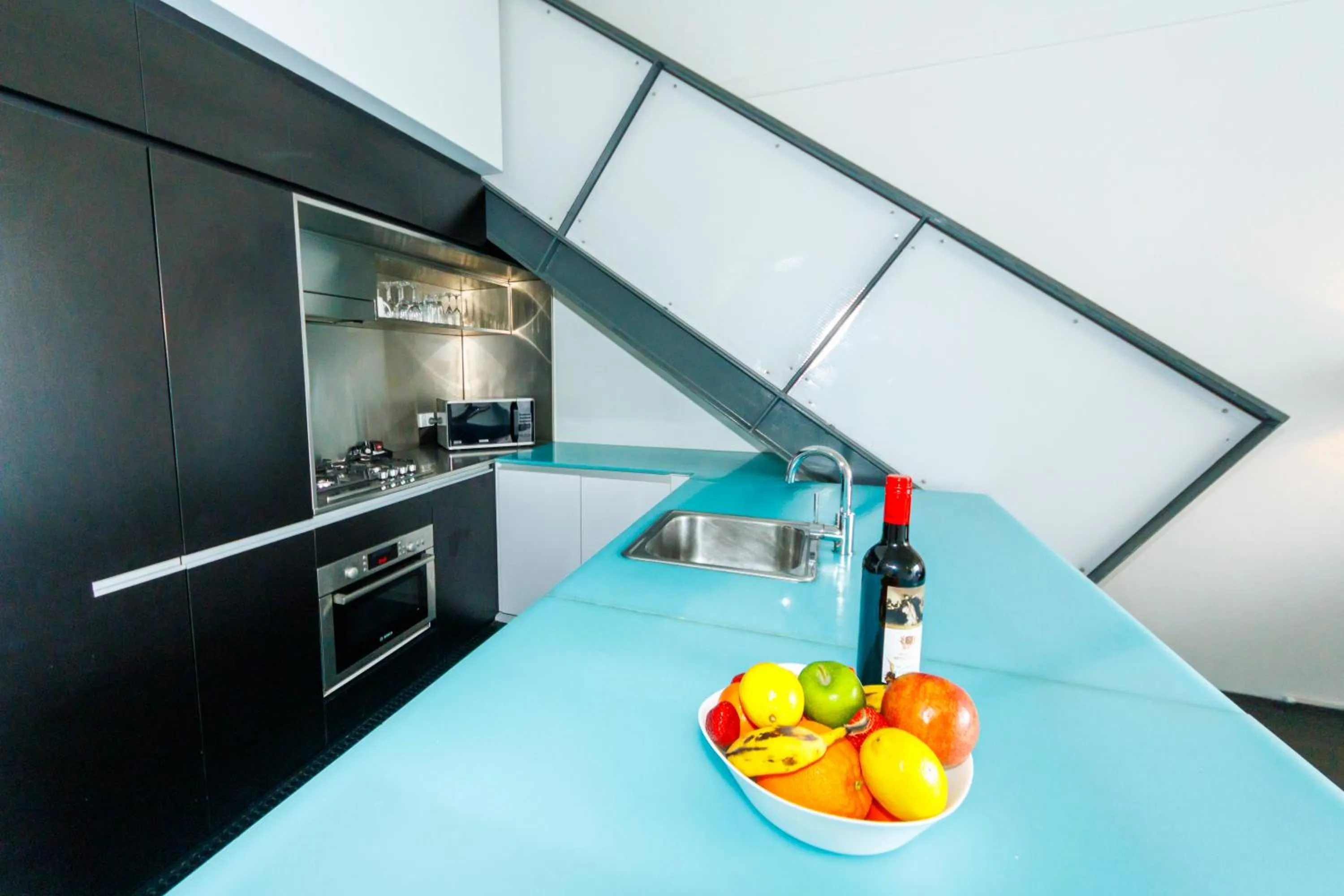 kitchen in The Miro Apartments