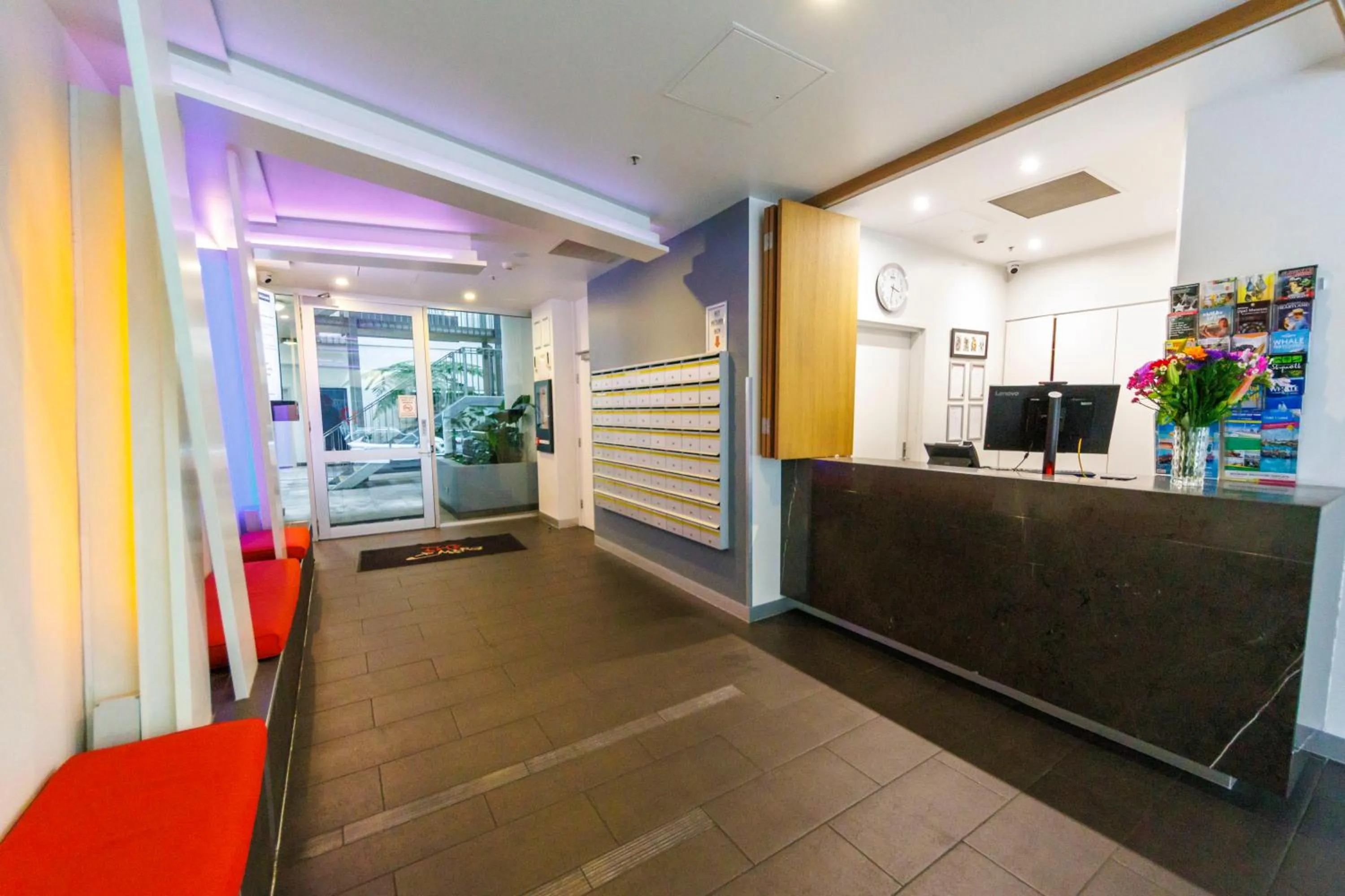 Lobby or reception in The Miro Apartments