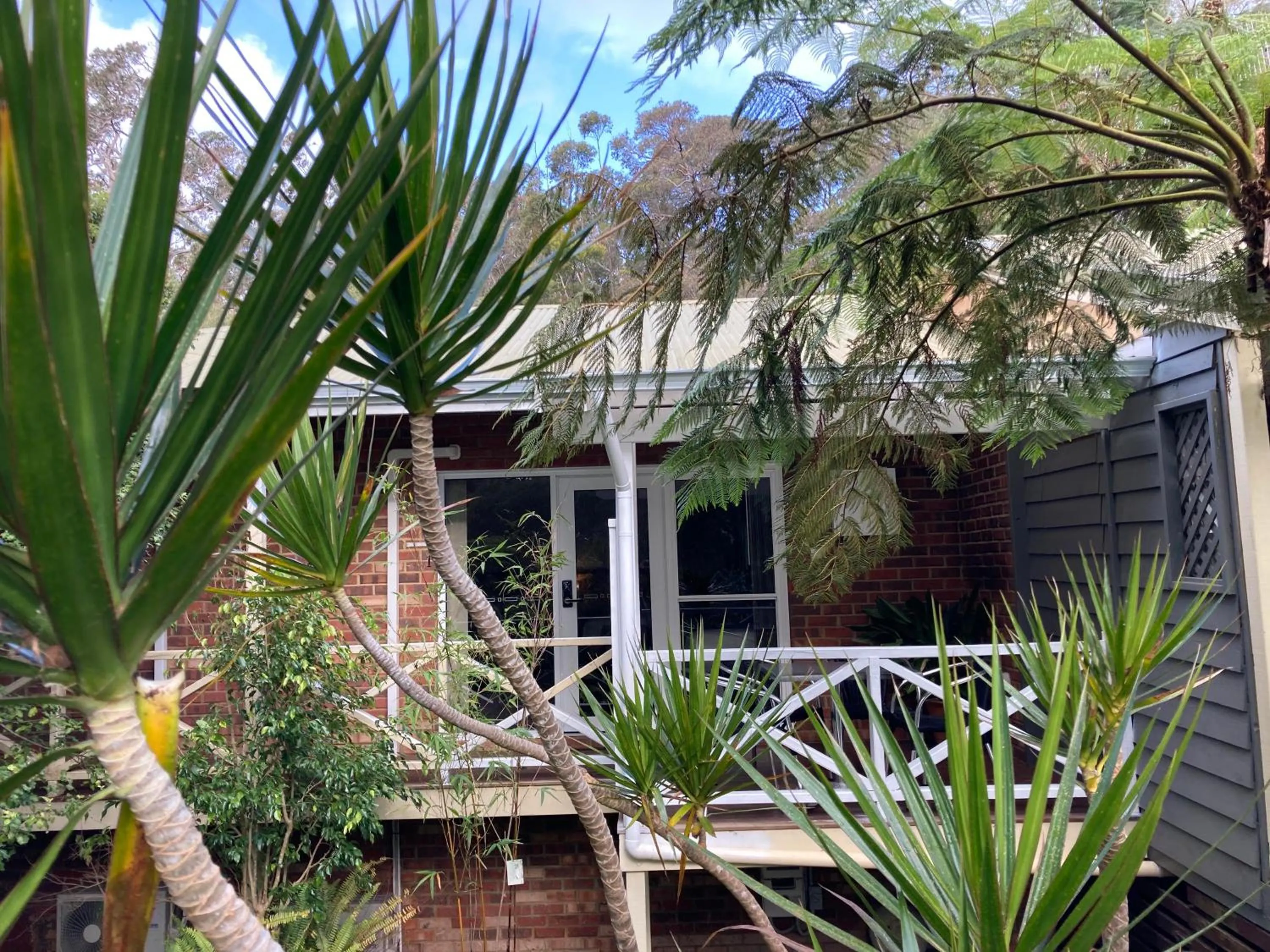 Patio in Edge Of The Forest Motel