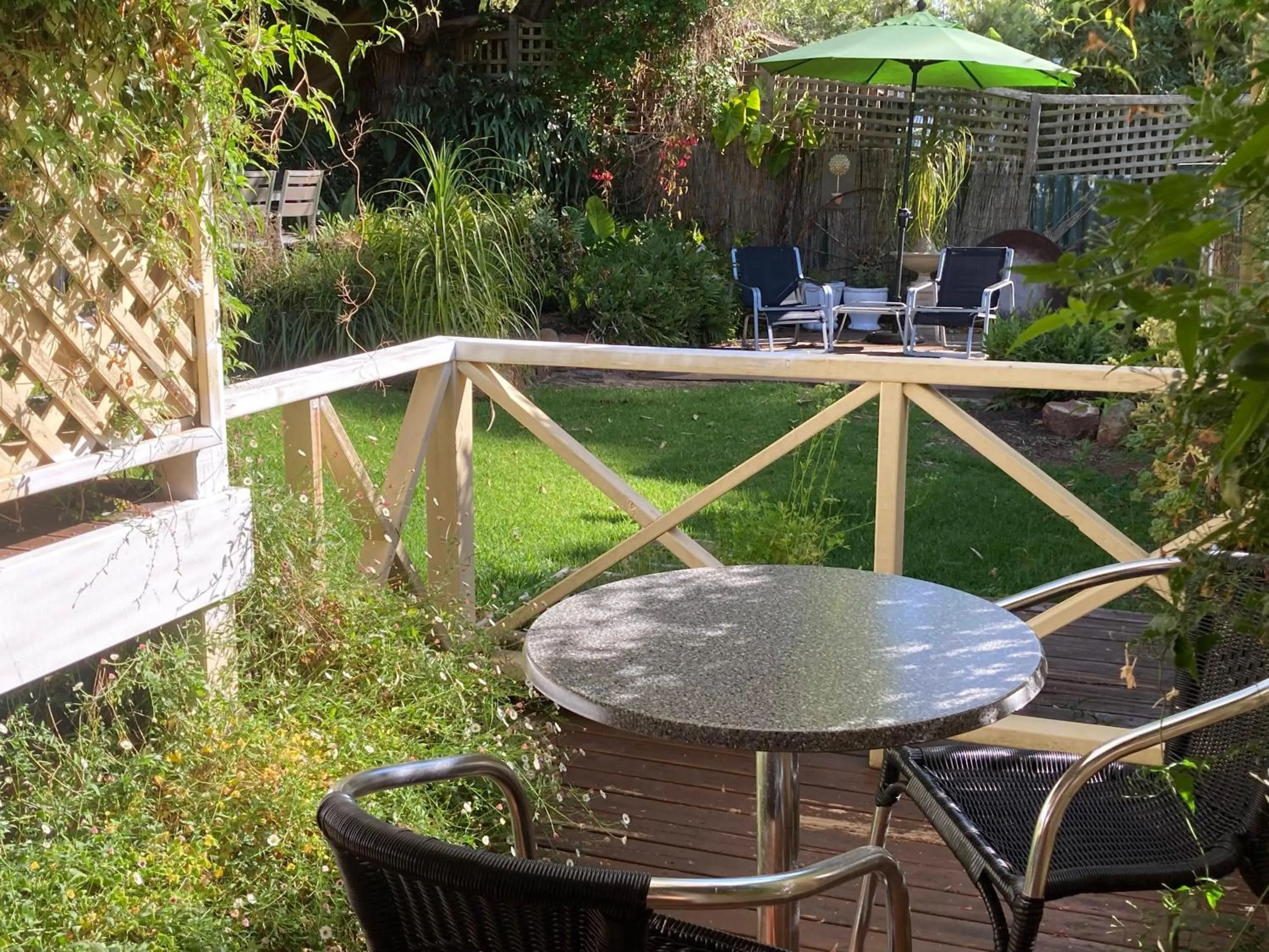 Patio in Edge Of The Forest Motel