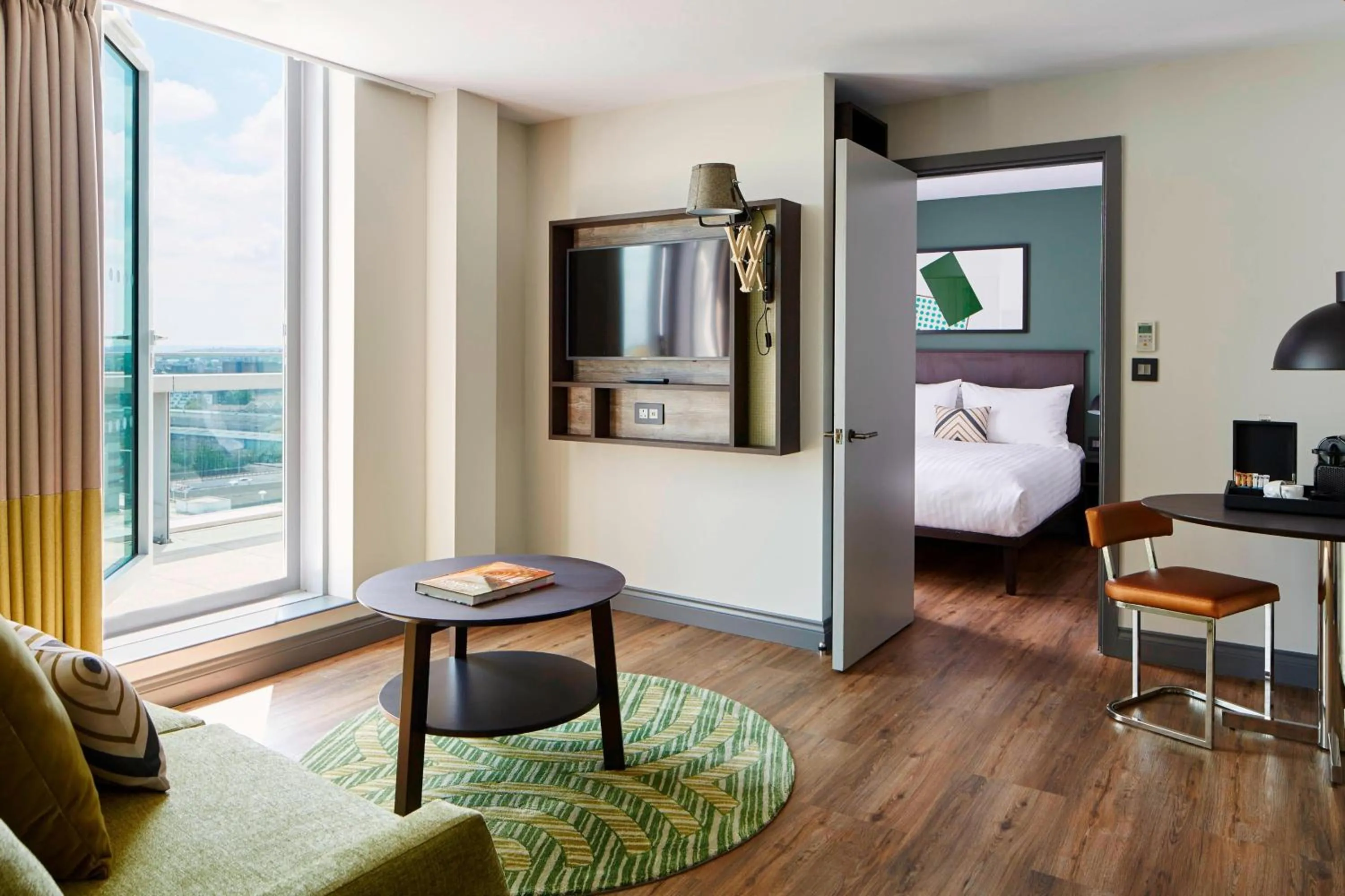 Living room, Bed in Residence Inn by Marriott London Kensington