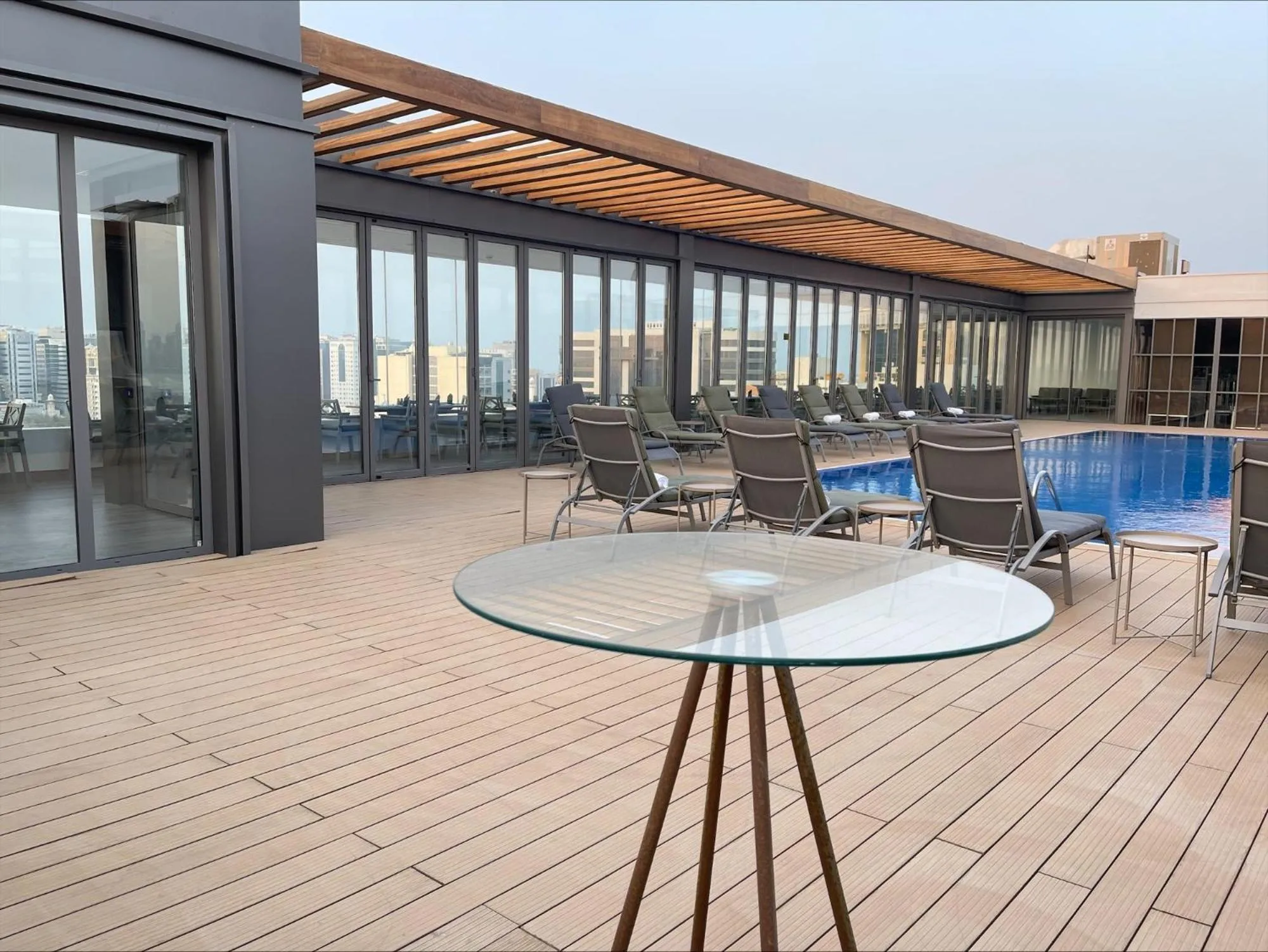 Pool view in K108 Hotel Doha