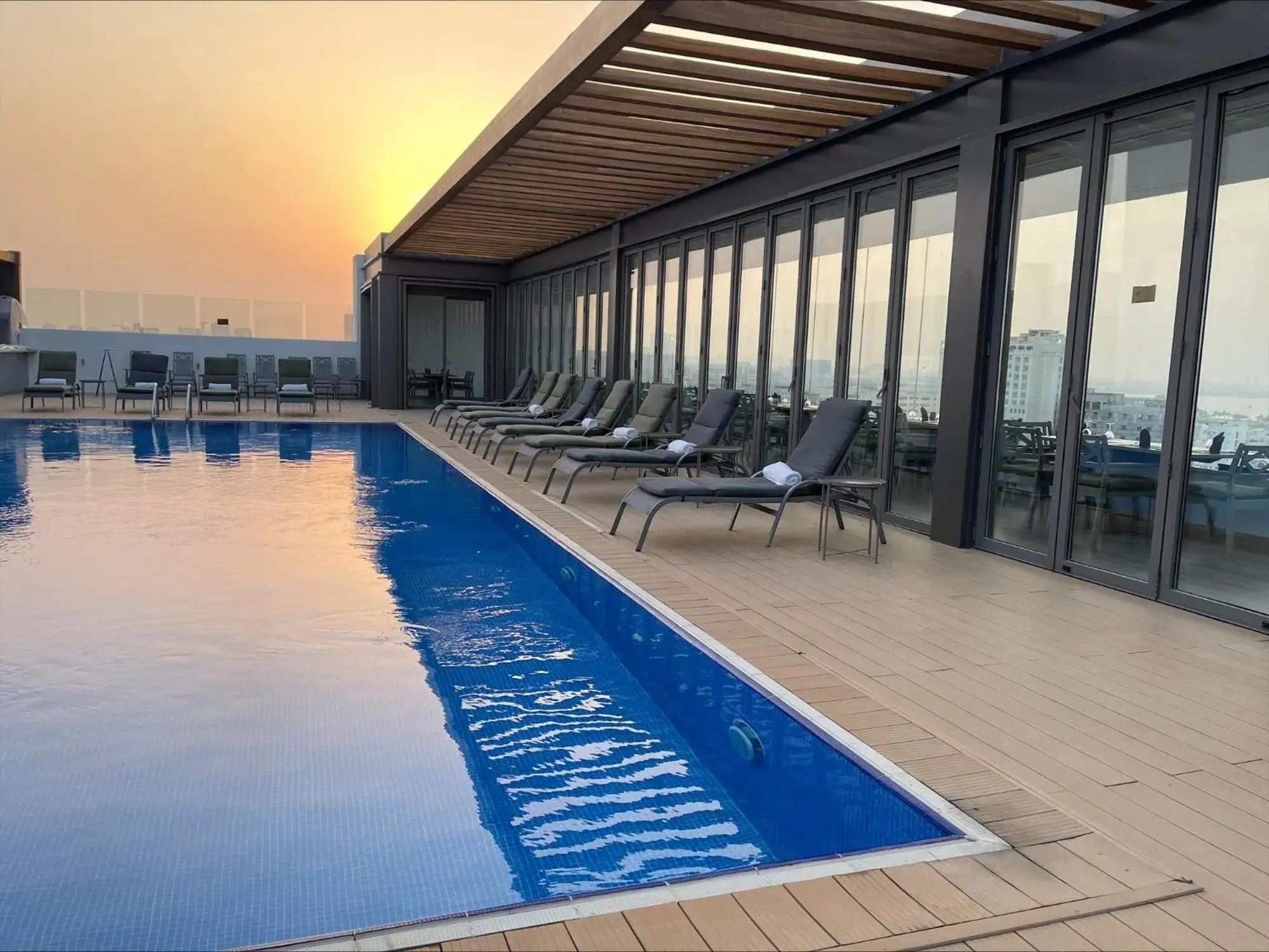 Swimming pool in K108 Hotel Doha Swimming pool in K108 Hotel Doha