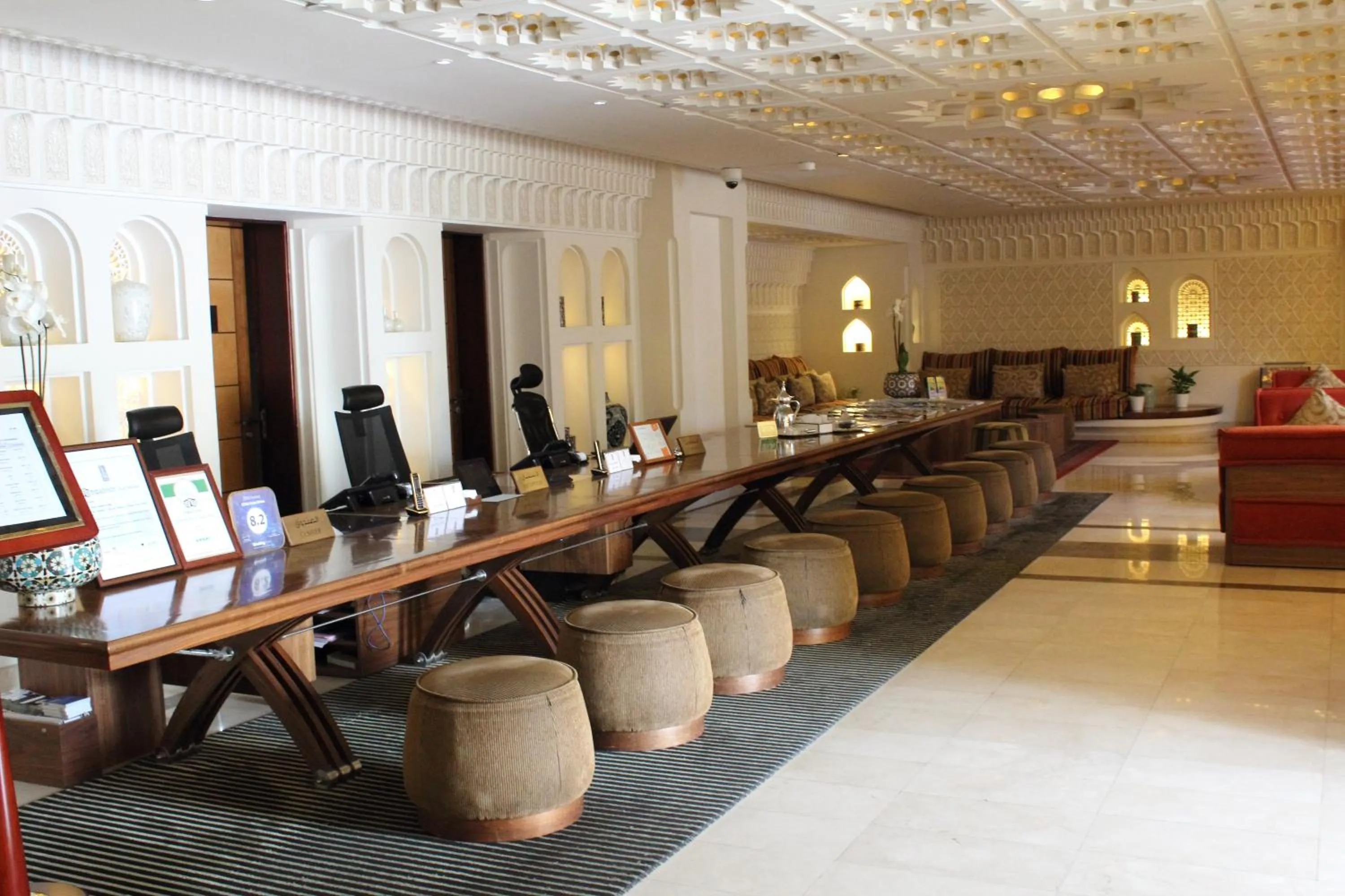 Seating area in K108 Hotel Doha