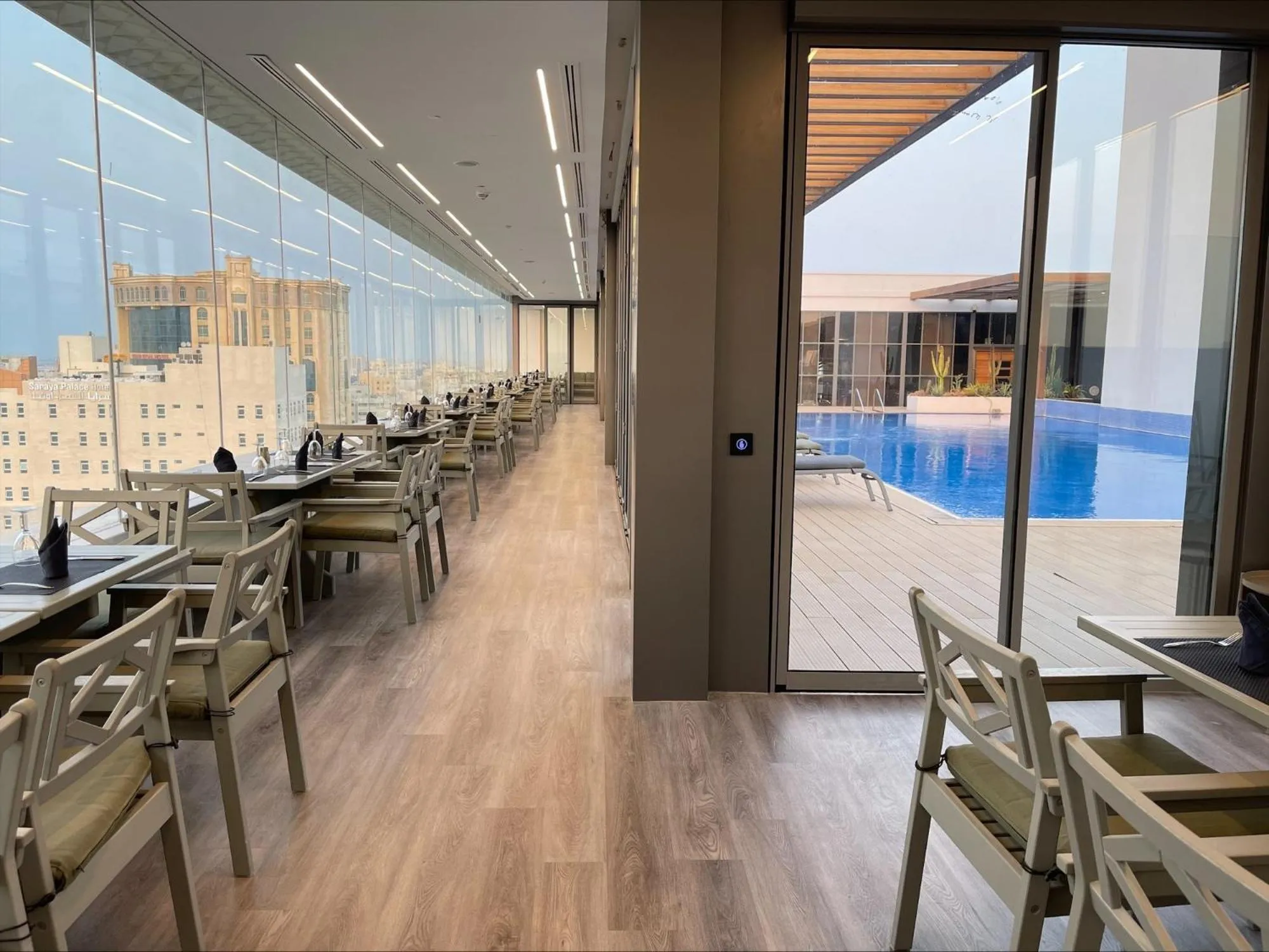 Swimming pool in K108 Hotel Doha