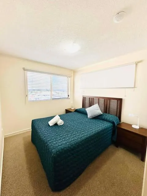 Bed in On The River Apartments