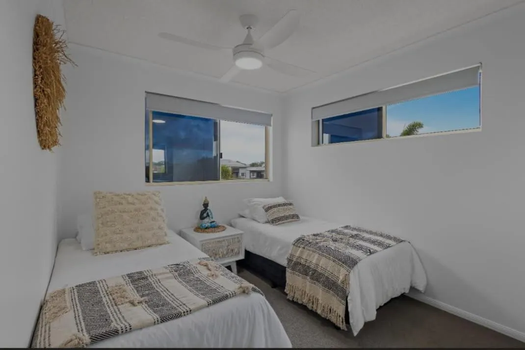 Bed in On The River Apartments