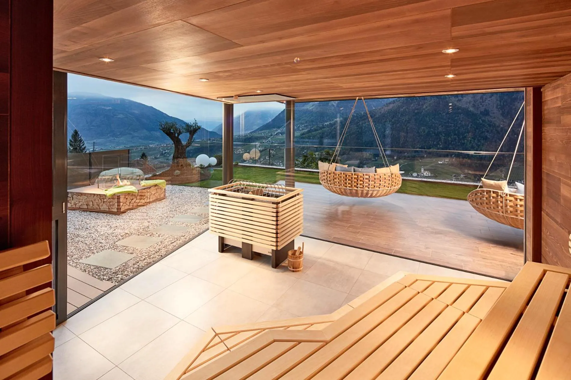 Sauna in Hotel Das Sonnenparadies