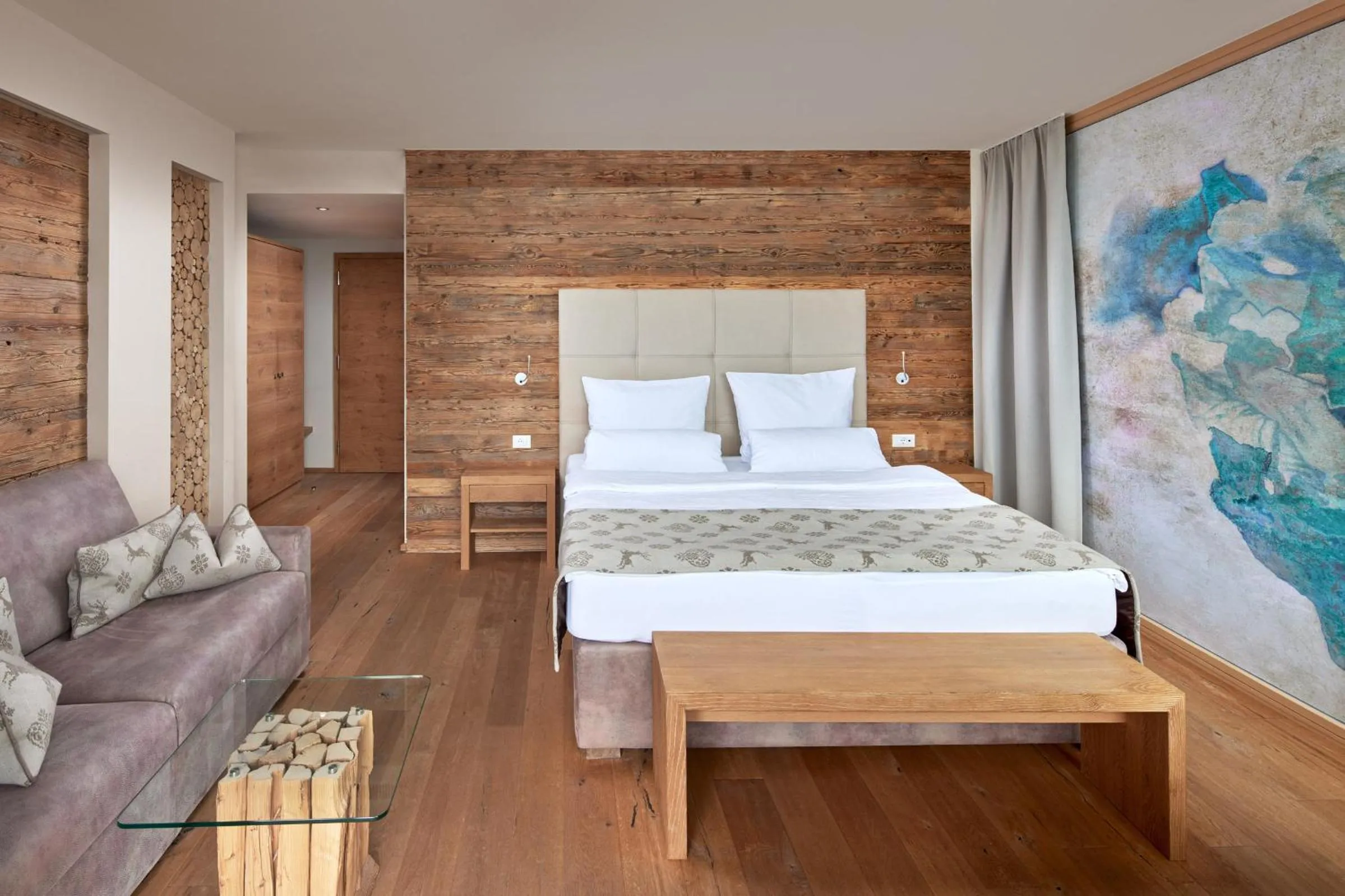 Bed in Hotel Das Sonnenparadies