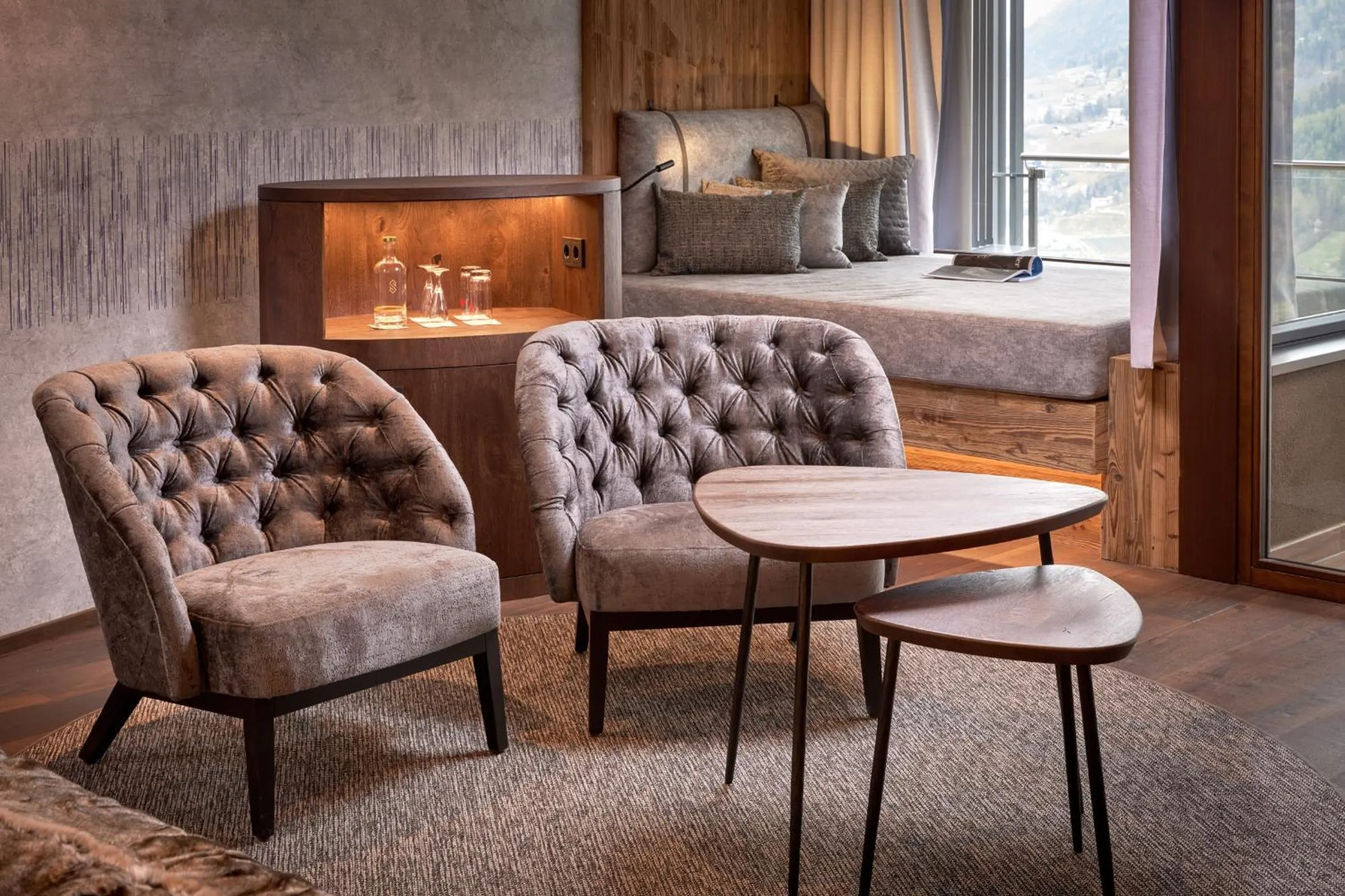 Seating area in Hotel Das Sonnenparadies