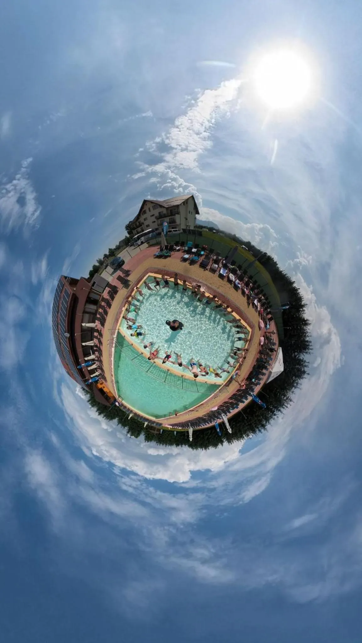 Swimming pool in Complex Panicel