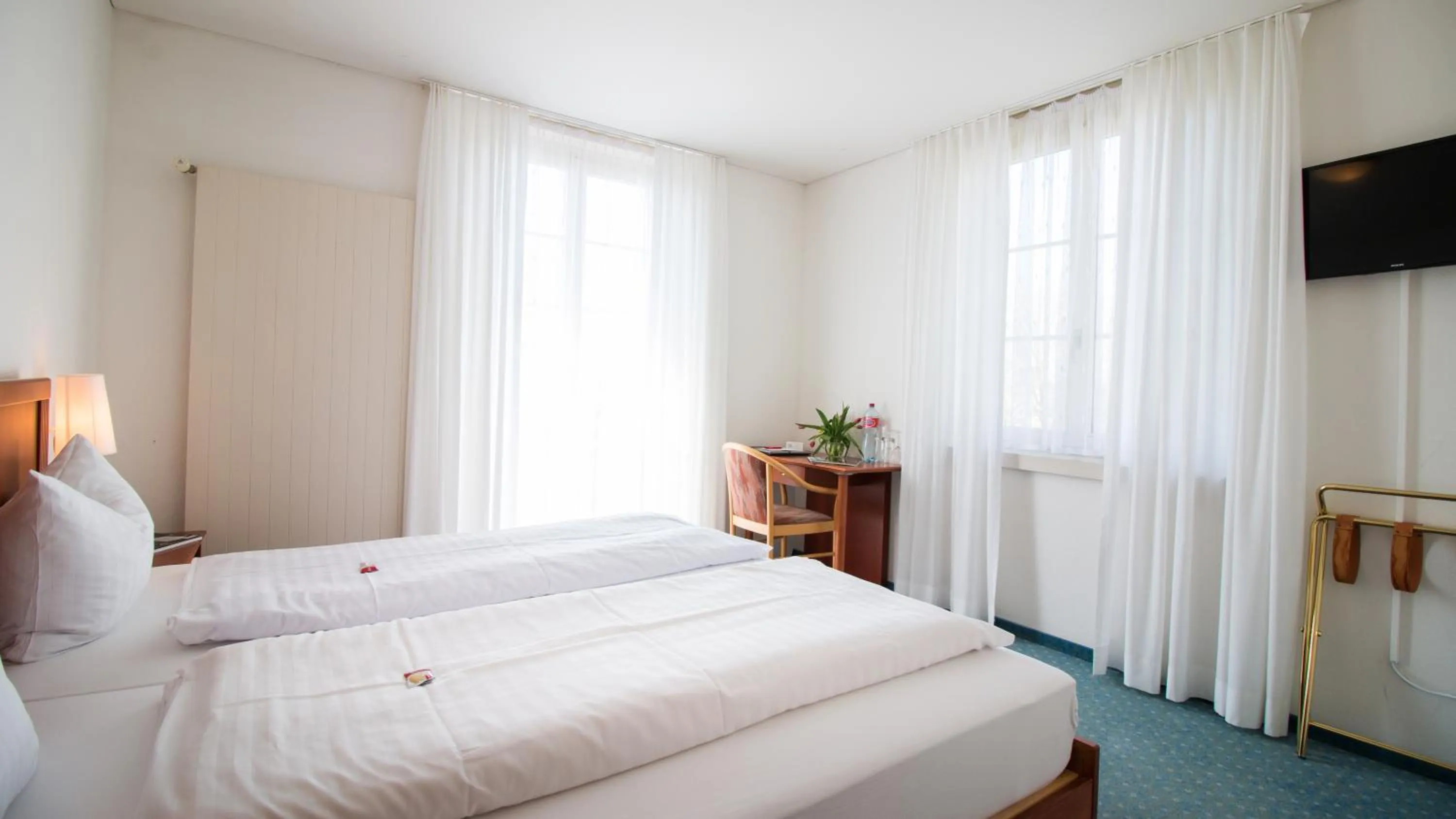 Bed in Hotel Schloss Romanshorn