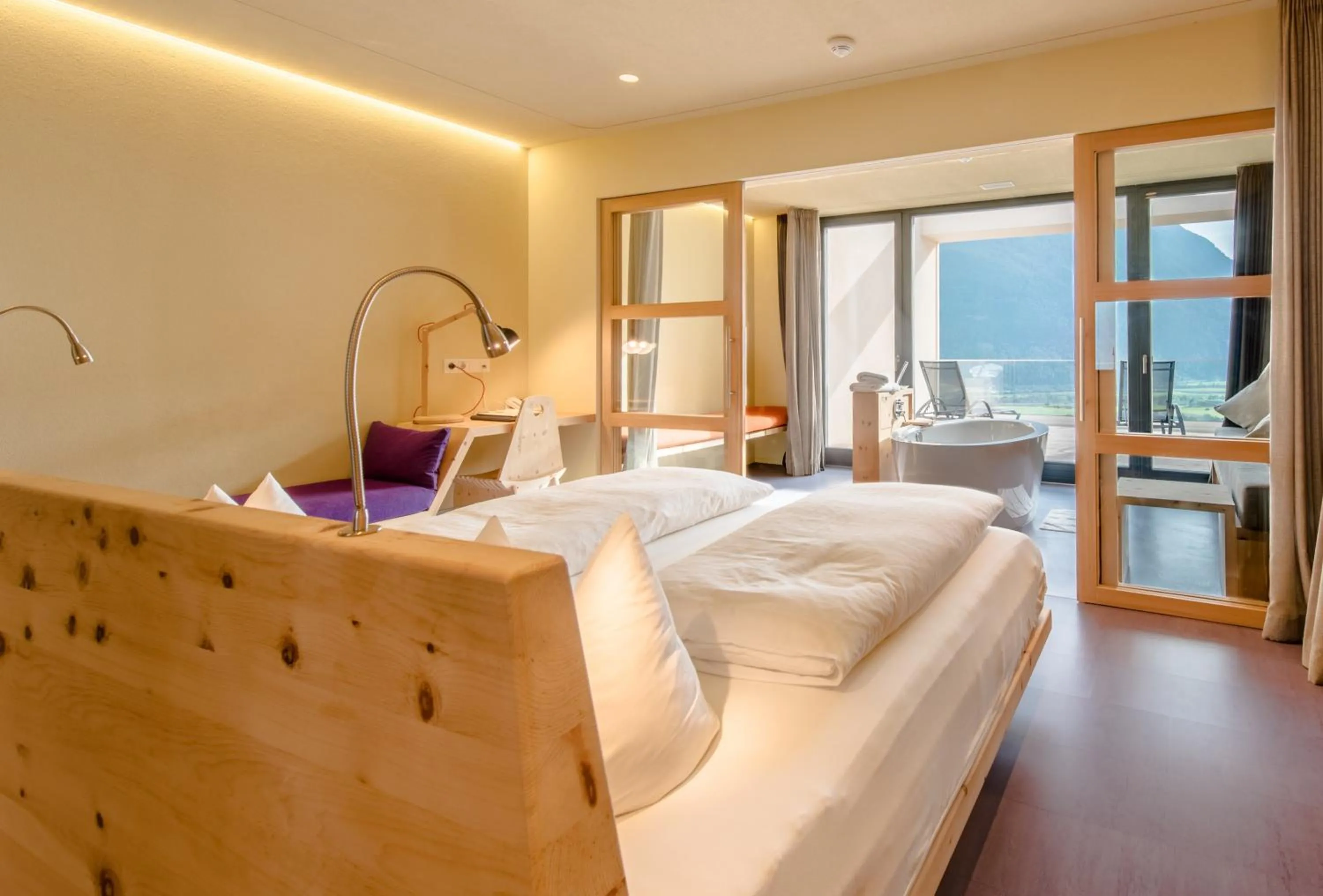 Photo of the whole room, Bed in Bio Hotel Panorama