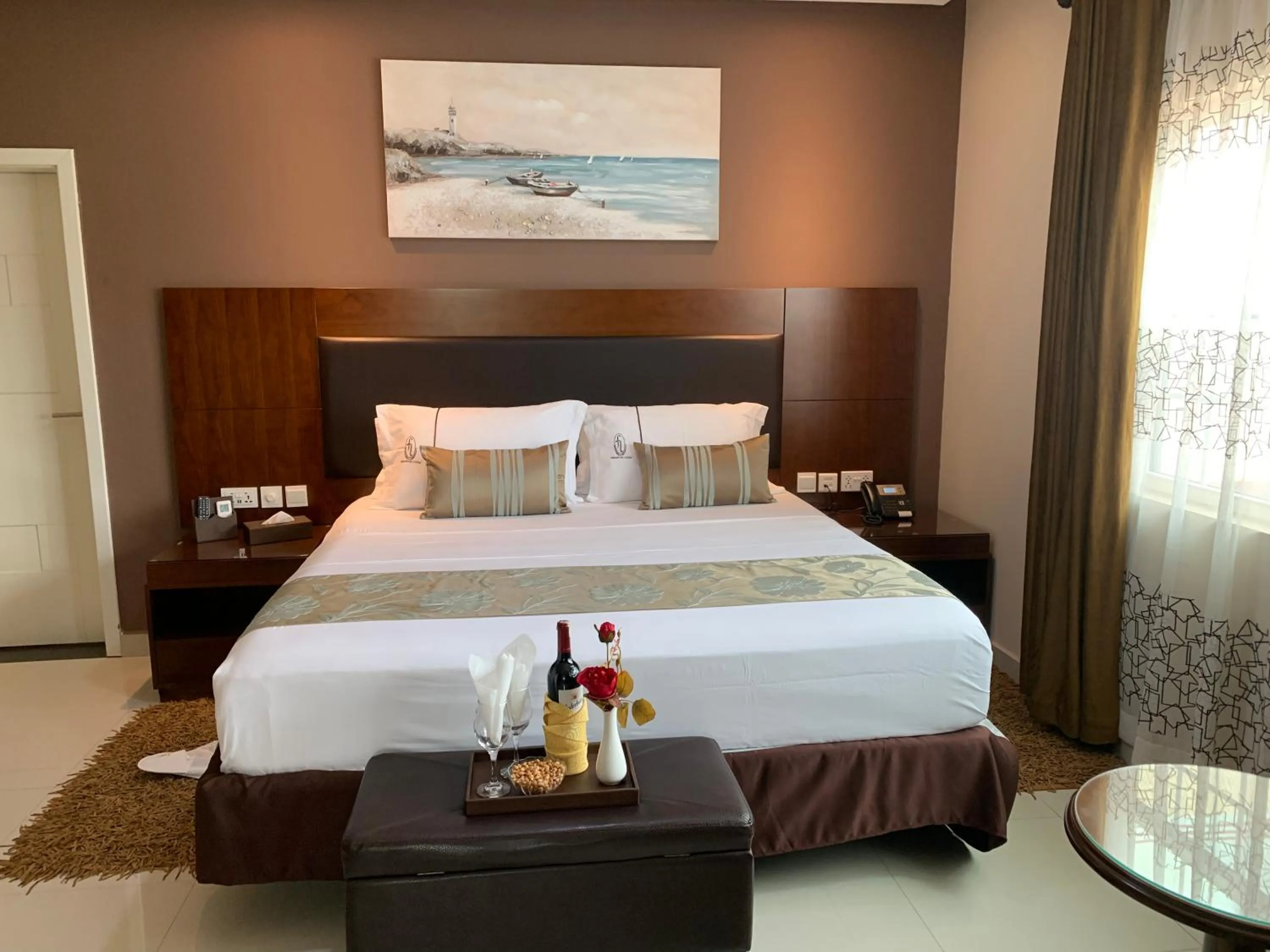 Bedroom, Bed in Frederick's Lodge