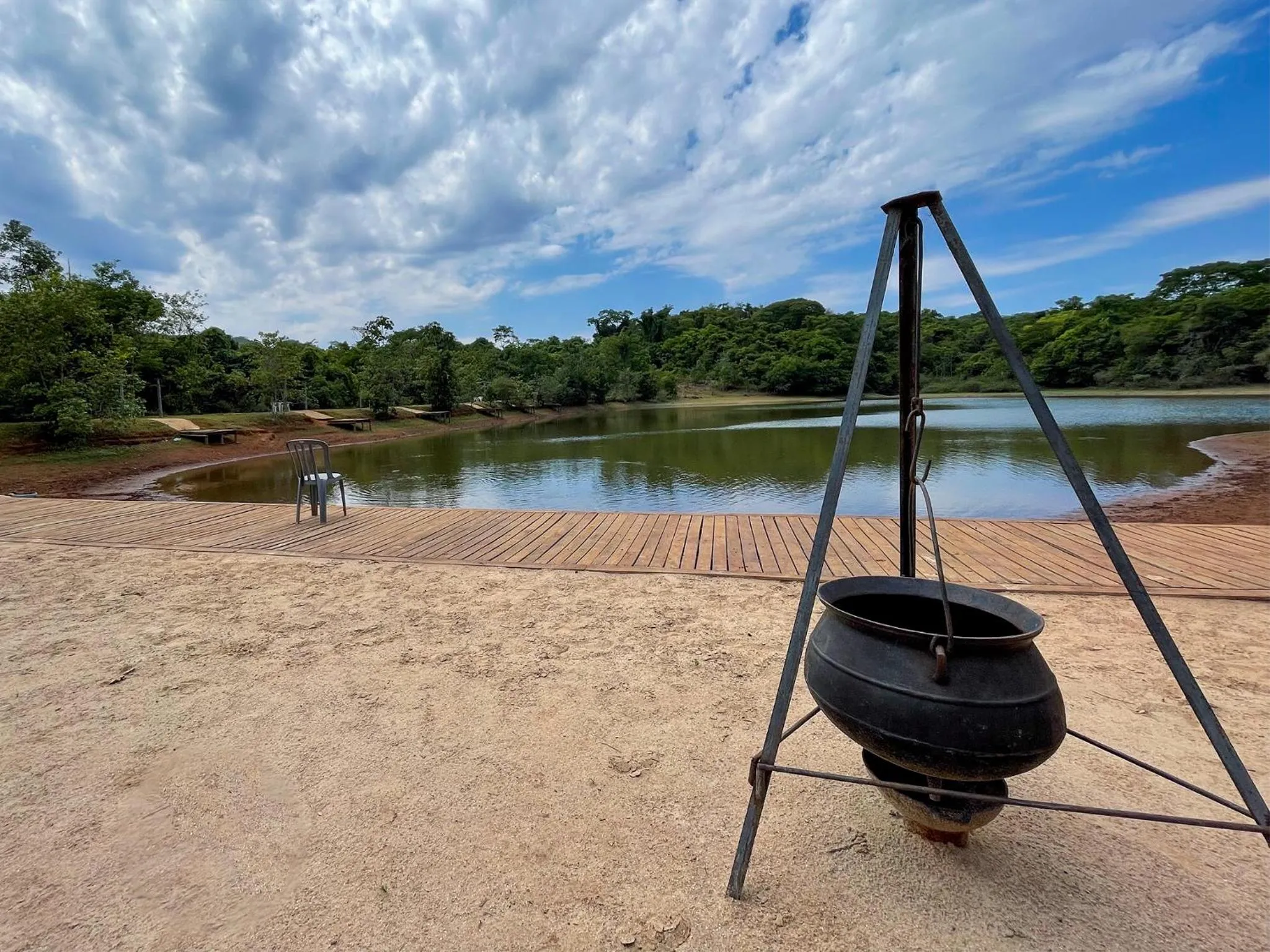Lake view in Ranchos 30 Hotel Fazenda