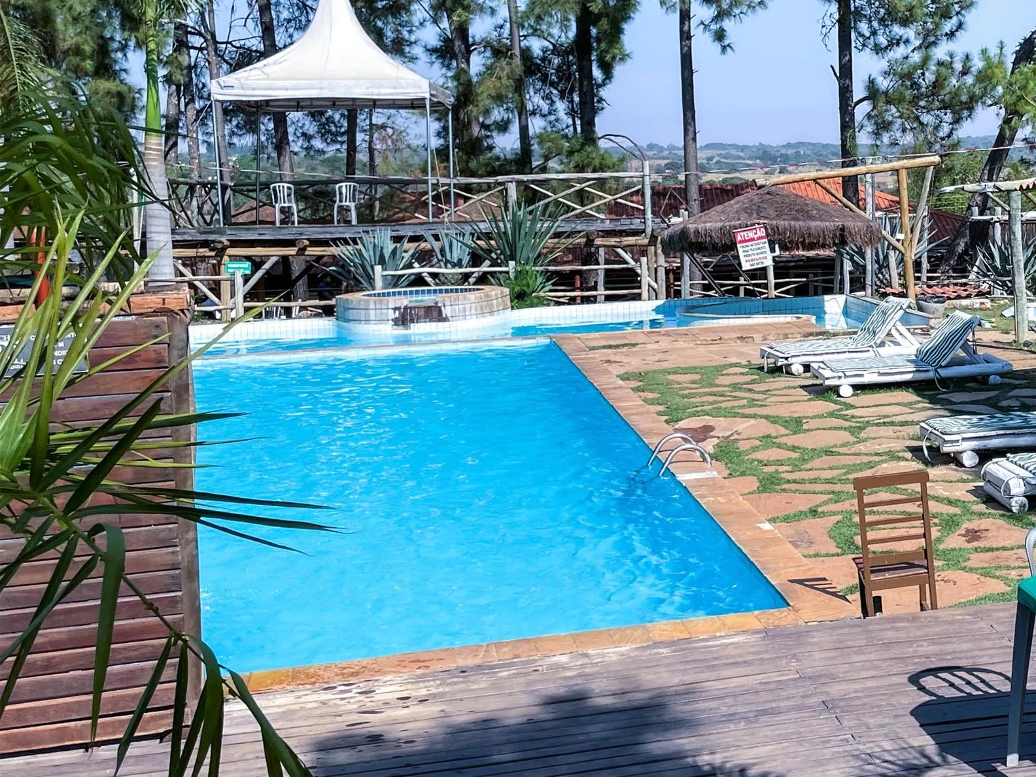 Swimming pool in Ranchos 30 Hotel Fazenda