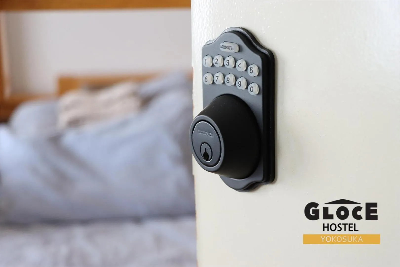 Bedroom, Bed in GLOCE 横須賀 シェアルーム NAVY BASE l Yokosuka Share room at NAVY BASE
