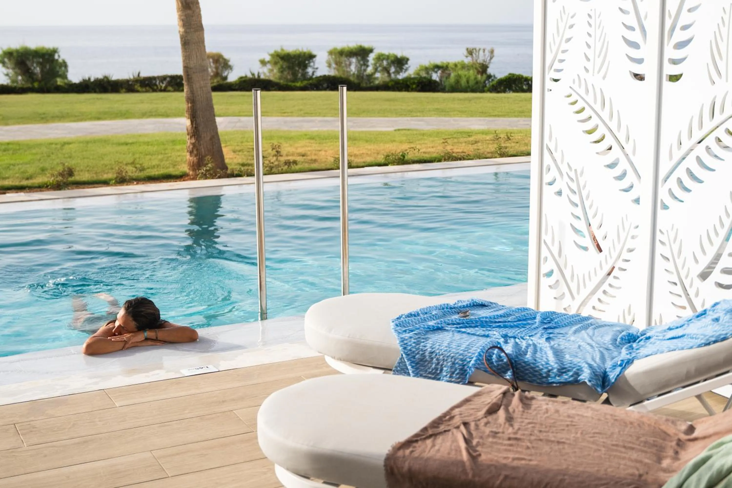 Balcony/Terrace in Iberostar Selection Creta Marine