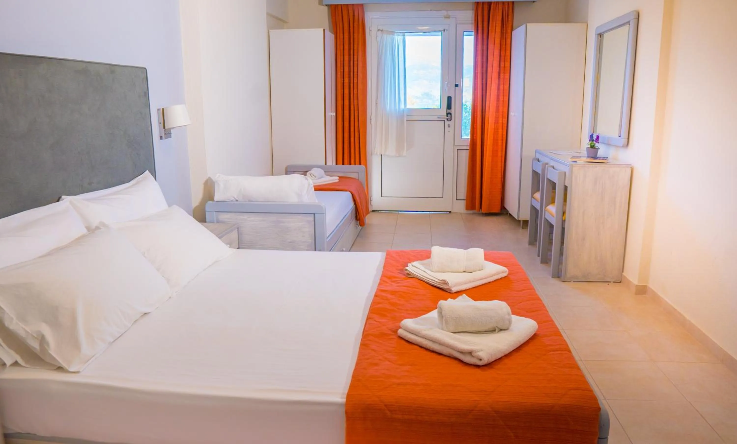 Bed in Palatino Hotel