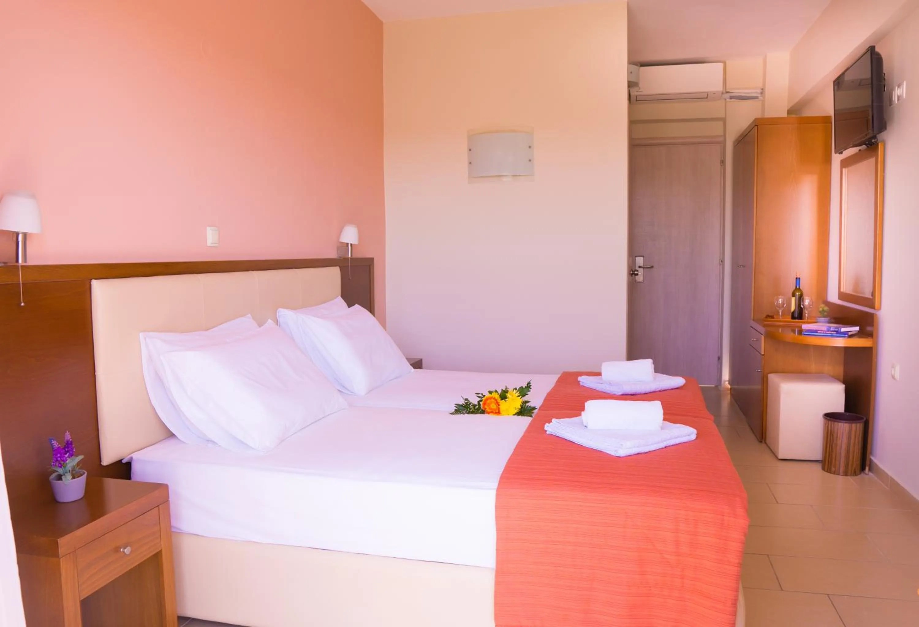 Bed in Palatino Hotel