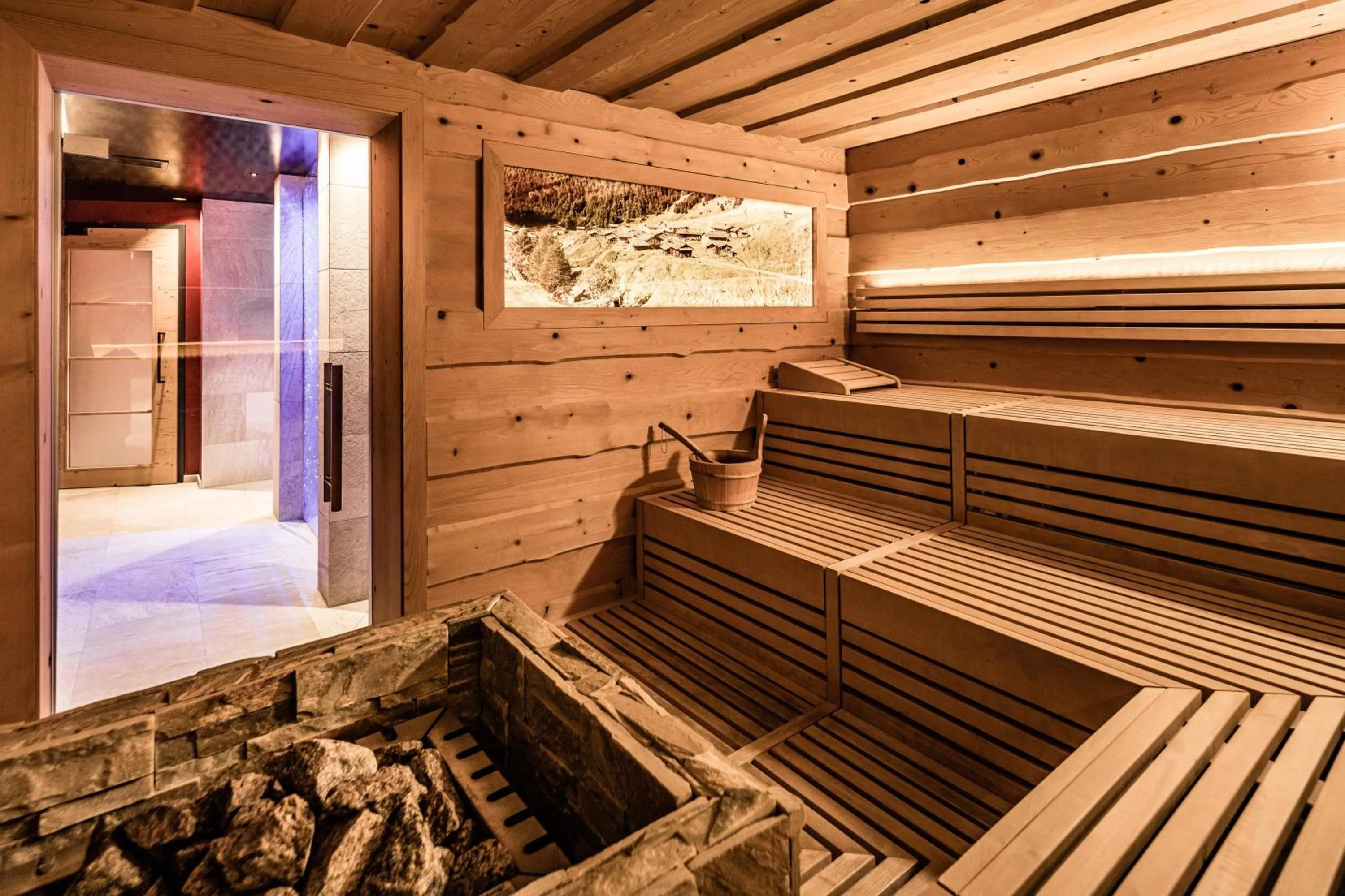 Sauna in Hotel Masl
