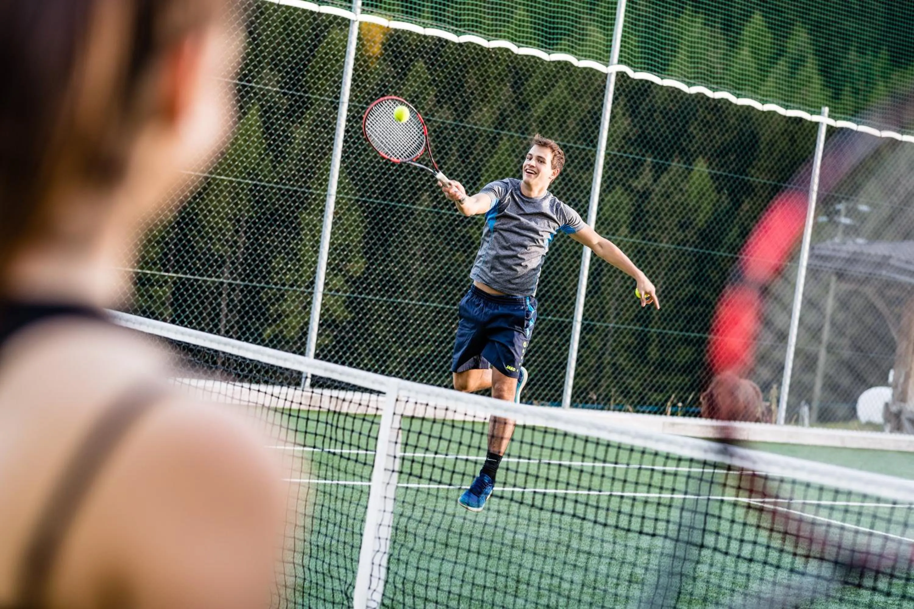 Tennis court in Hotel Masl
