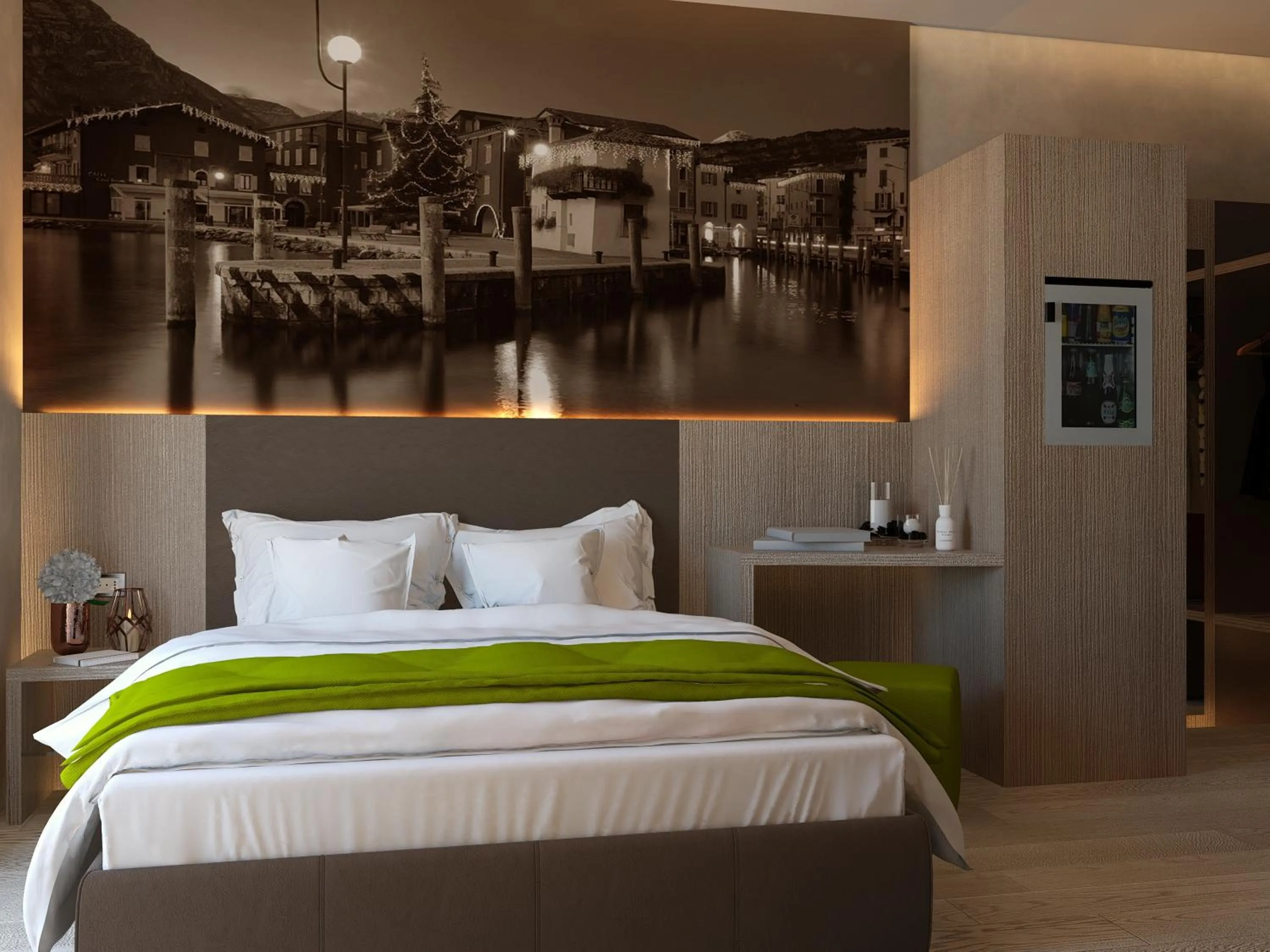 Bed in Hotel Garnì Villa Magnolia