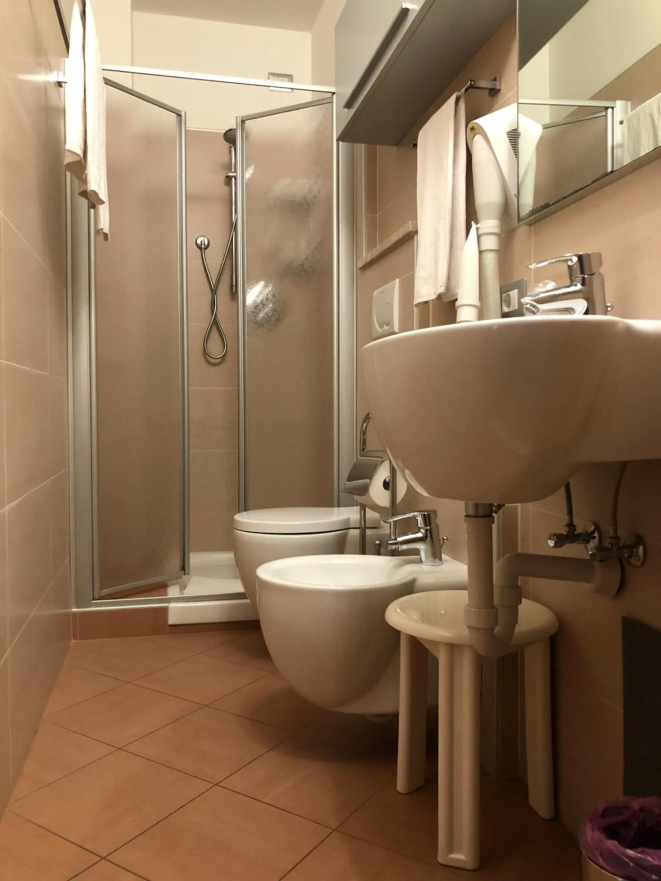 Shower in Hotel Garnì Villa Magnolia