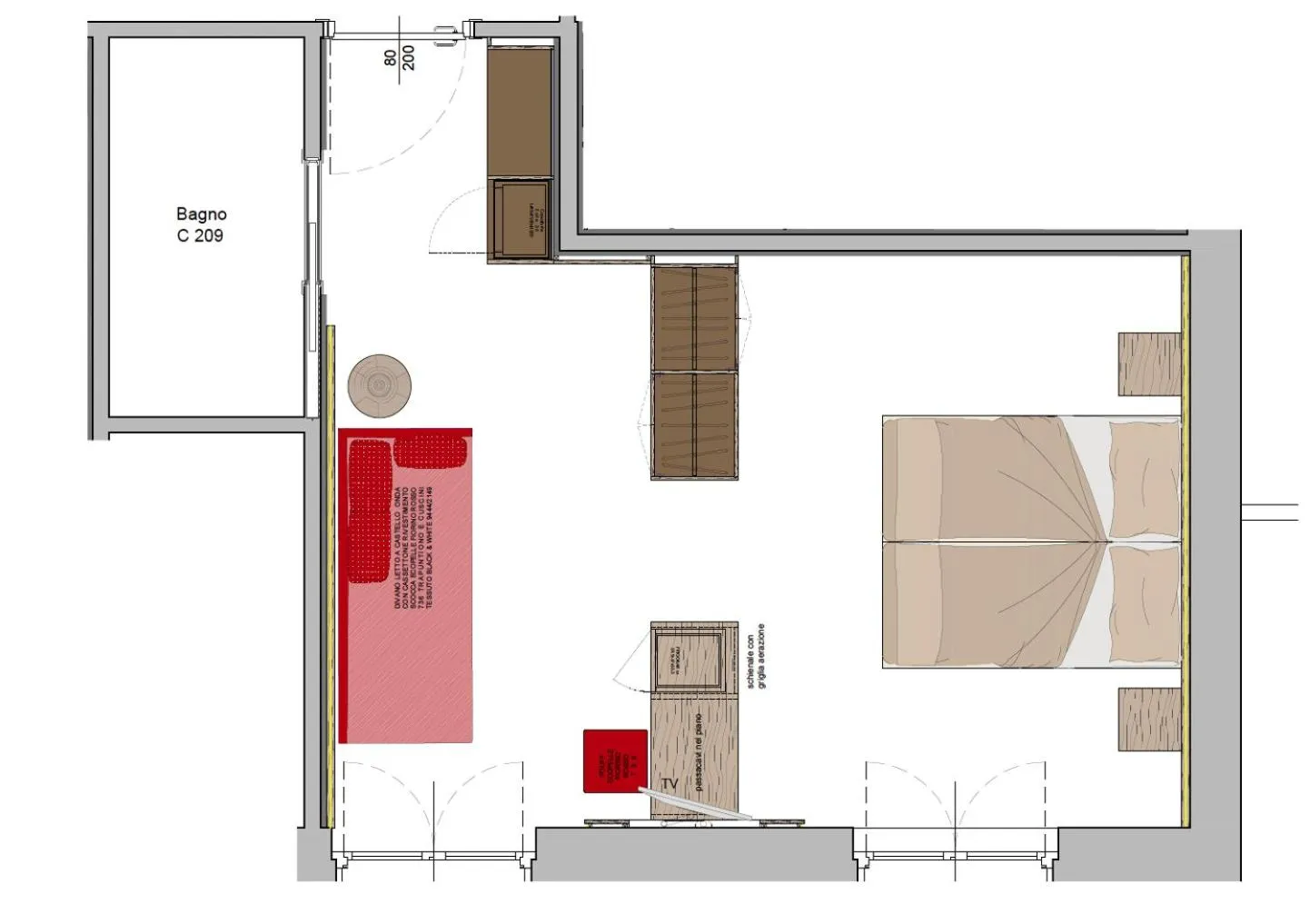 Photo of the whole room in Hotel Garnì Villa Magnolia