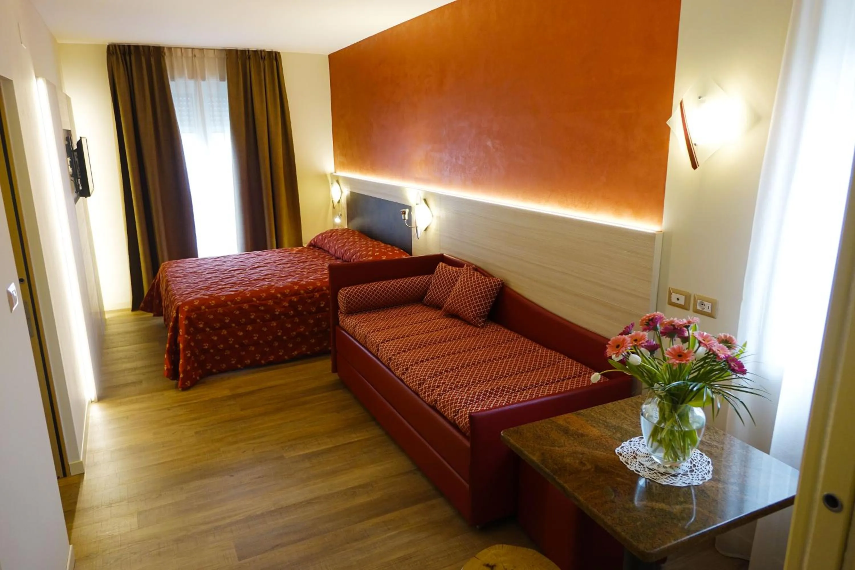 Bed in Hotel Garnì Villa Magnolia