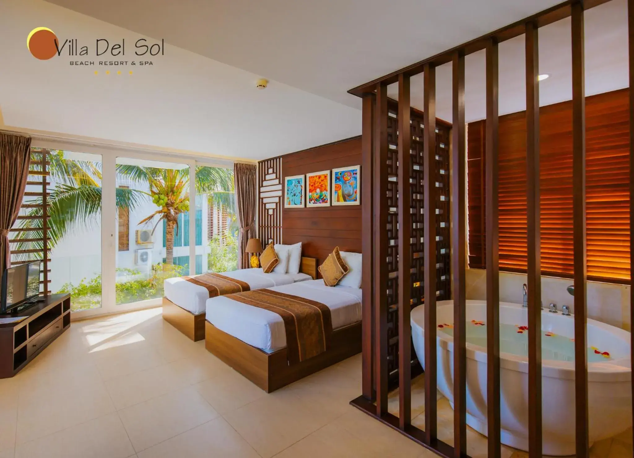 Double or Twin Room with Balcony in Villa Del Sol Beach Resort & Spa Double or Twin Room with Balcony in Villa Del Sol Beach Resort & Spa
