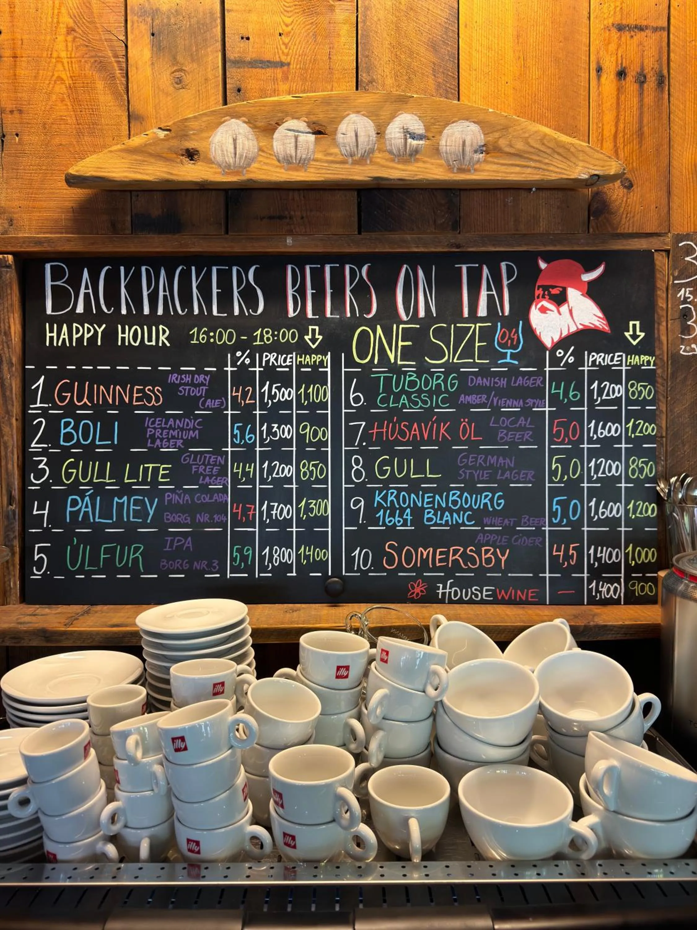 Lounge or bar in Akureyri Backpackers