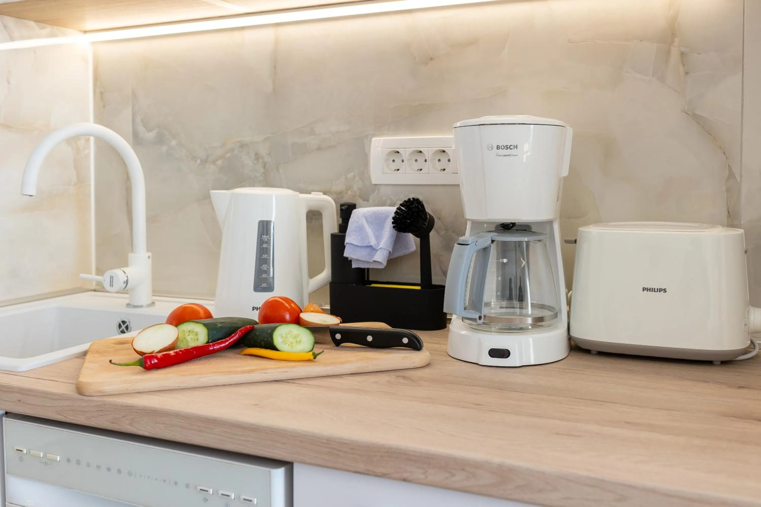 Coffee/tea facilities in Apartment Flora