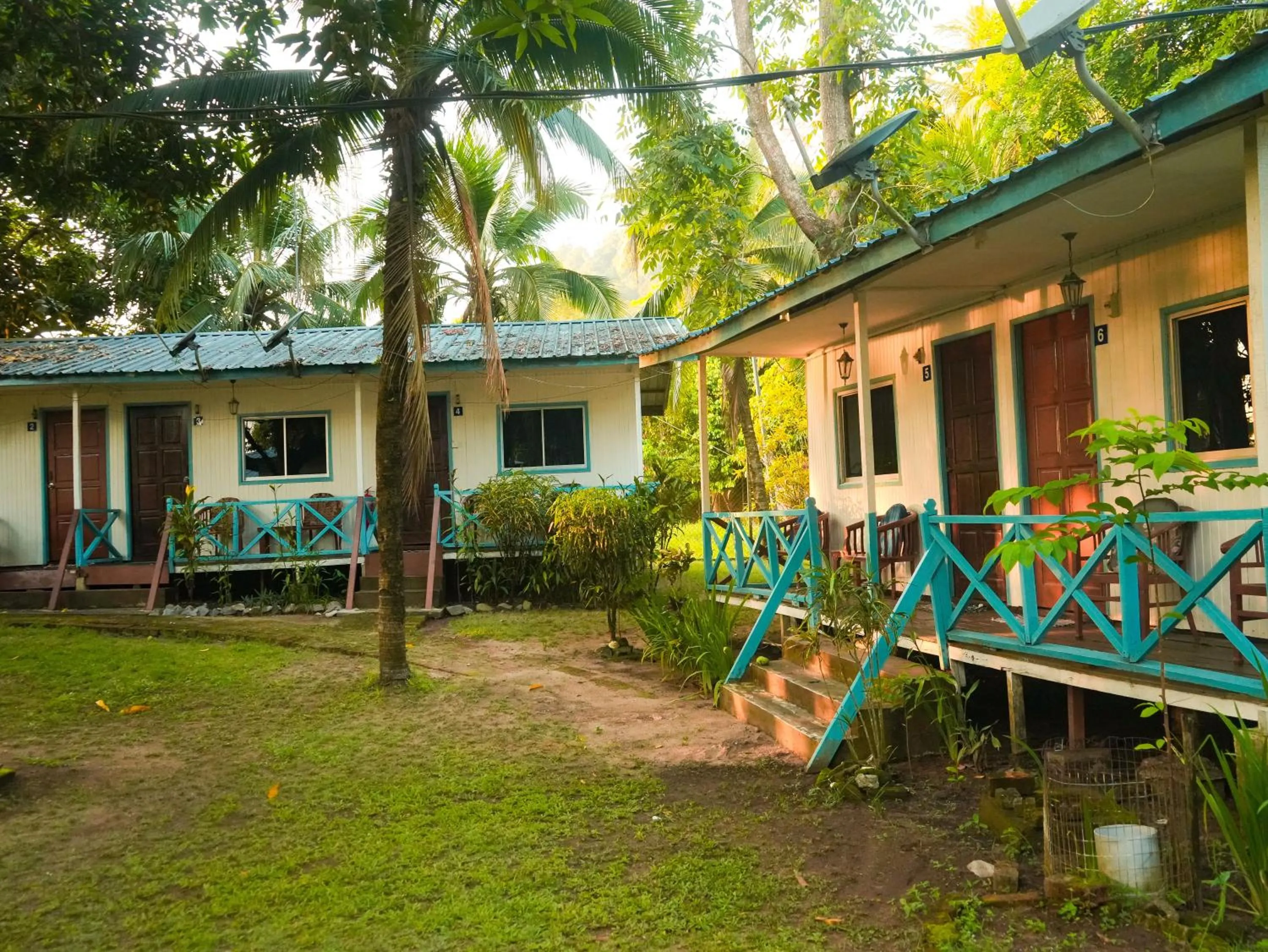 Garden view in Impian Inn