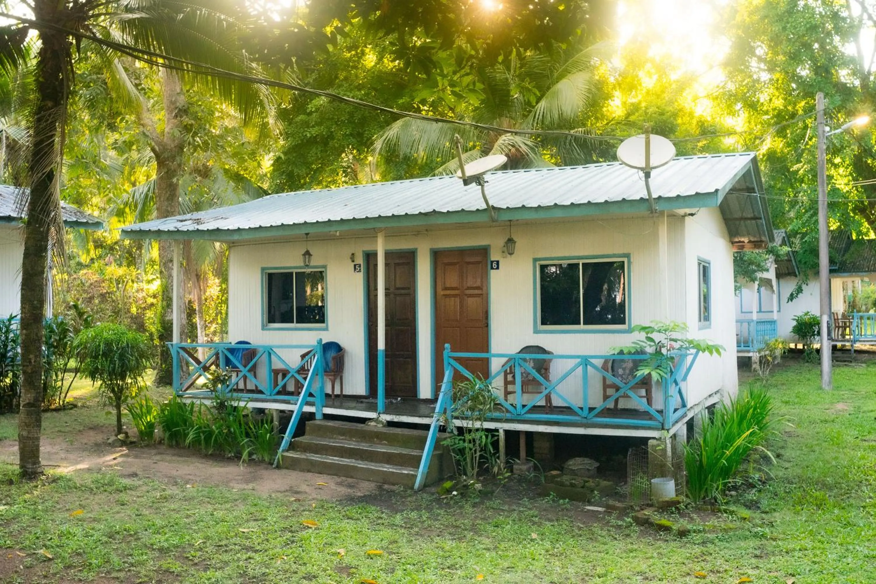 Garden view in Impian Inn