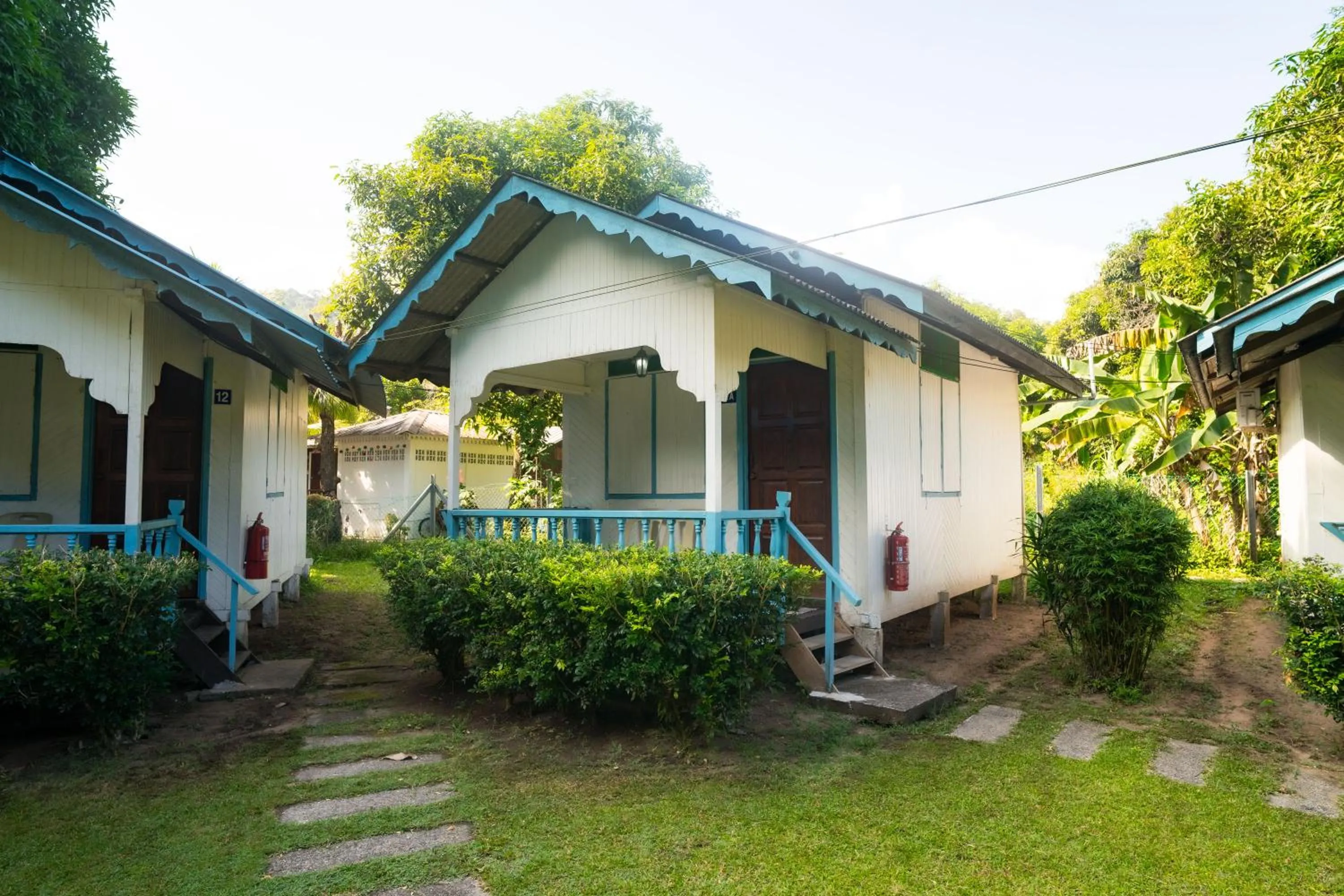 Garden view in Impian Inn