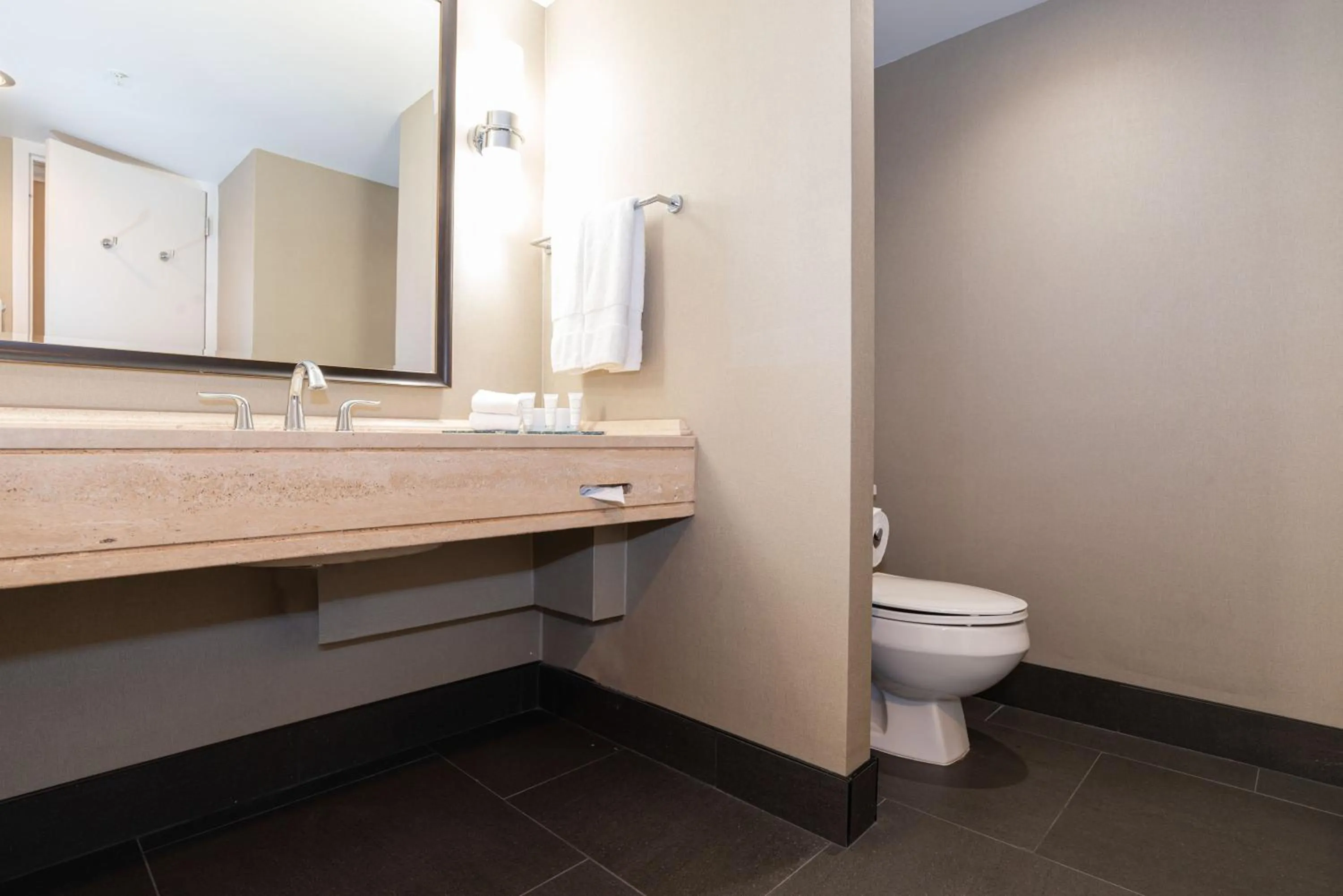 Bathroom in Sandman Signature Edmonton Downtown Hotel