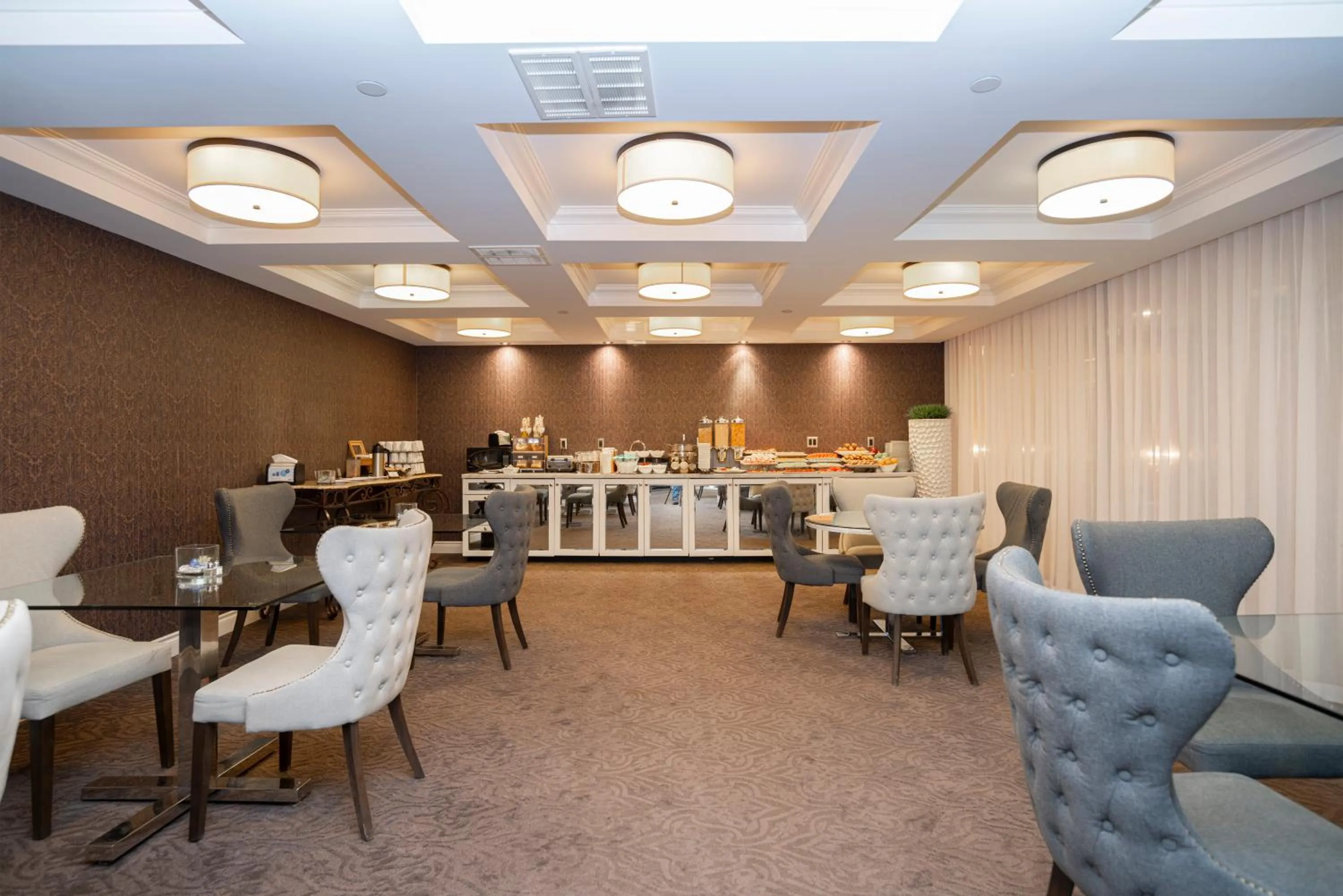 Breakfast in Sandman Signature Edmonton Downtown Hotel