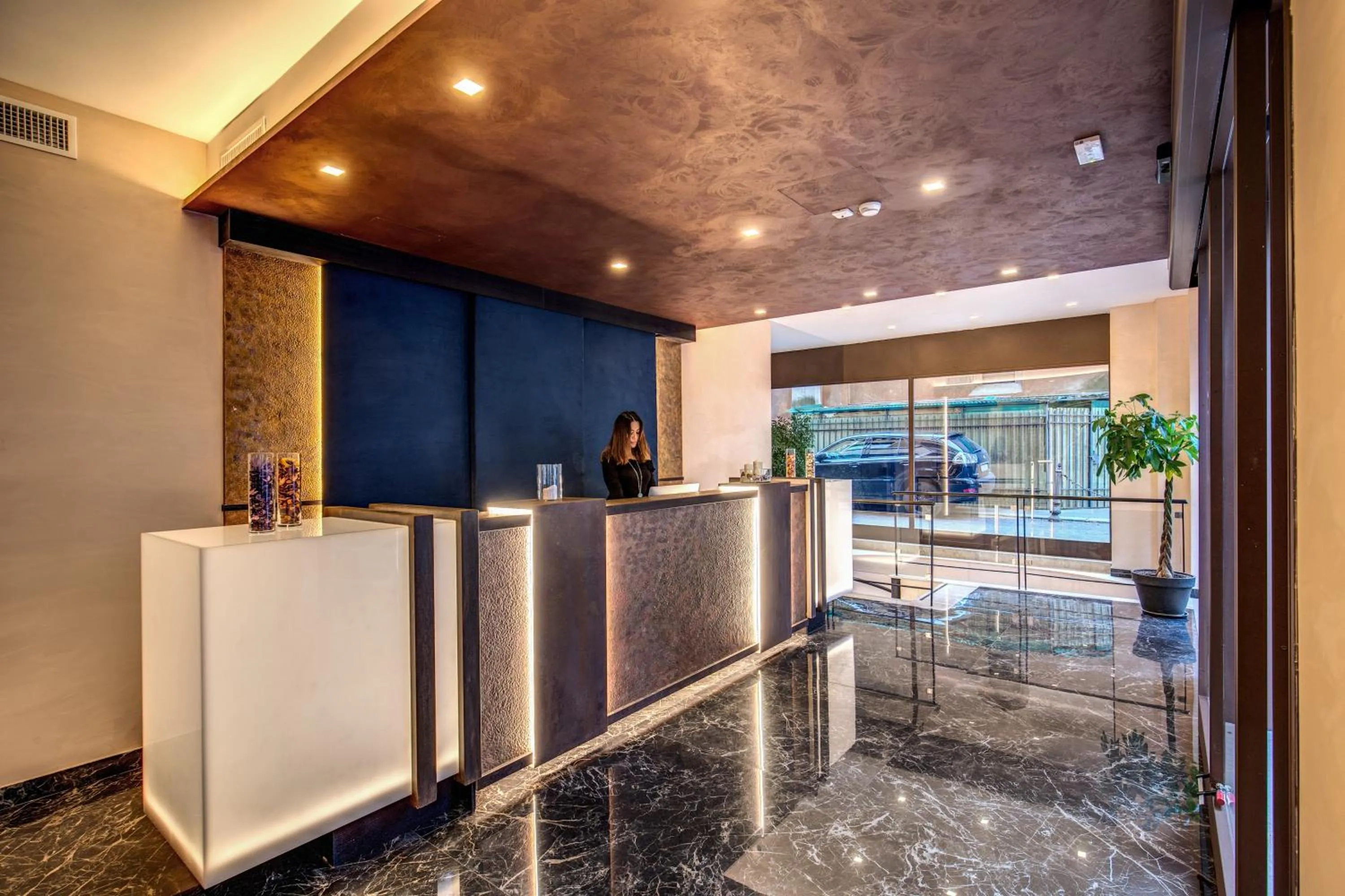 Lobby or reception in Prassede Palace Hotel