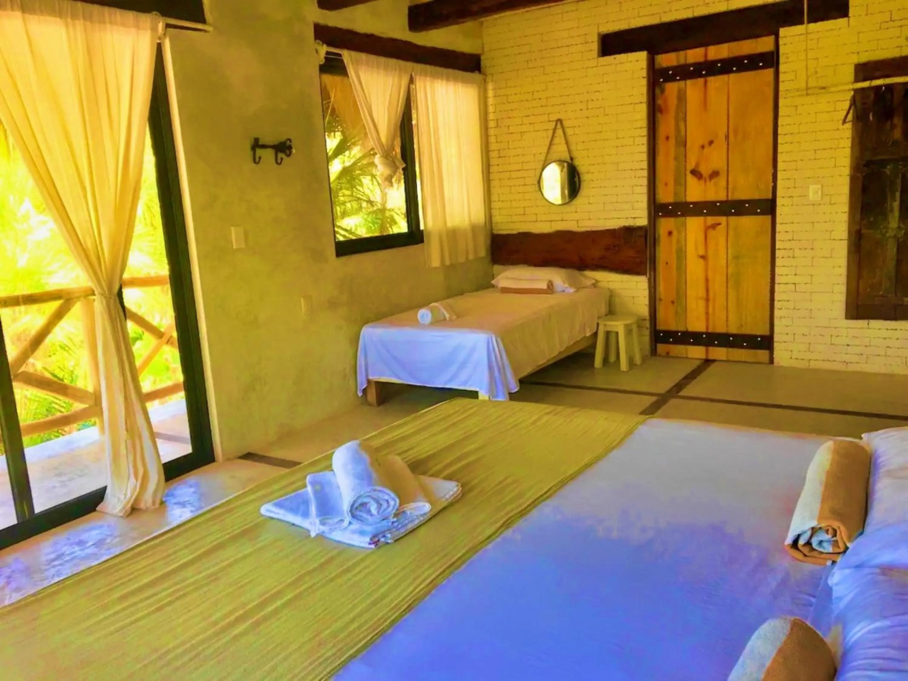 Bed in La Casa de Mia Tulum