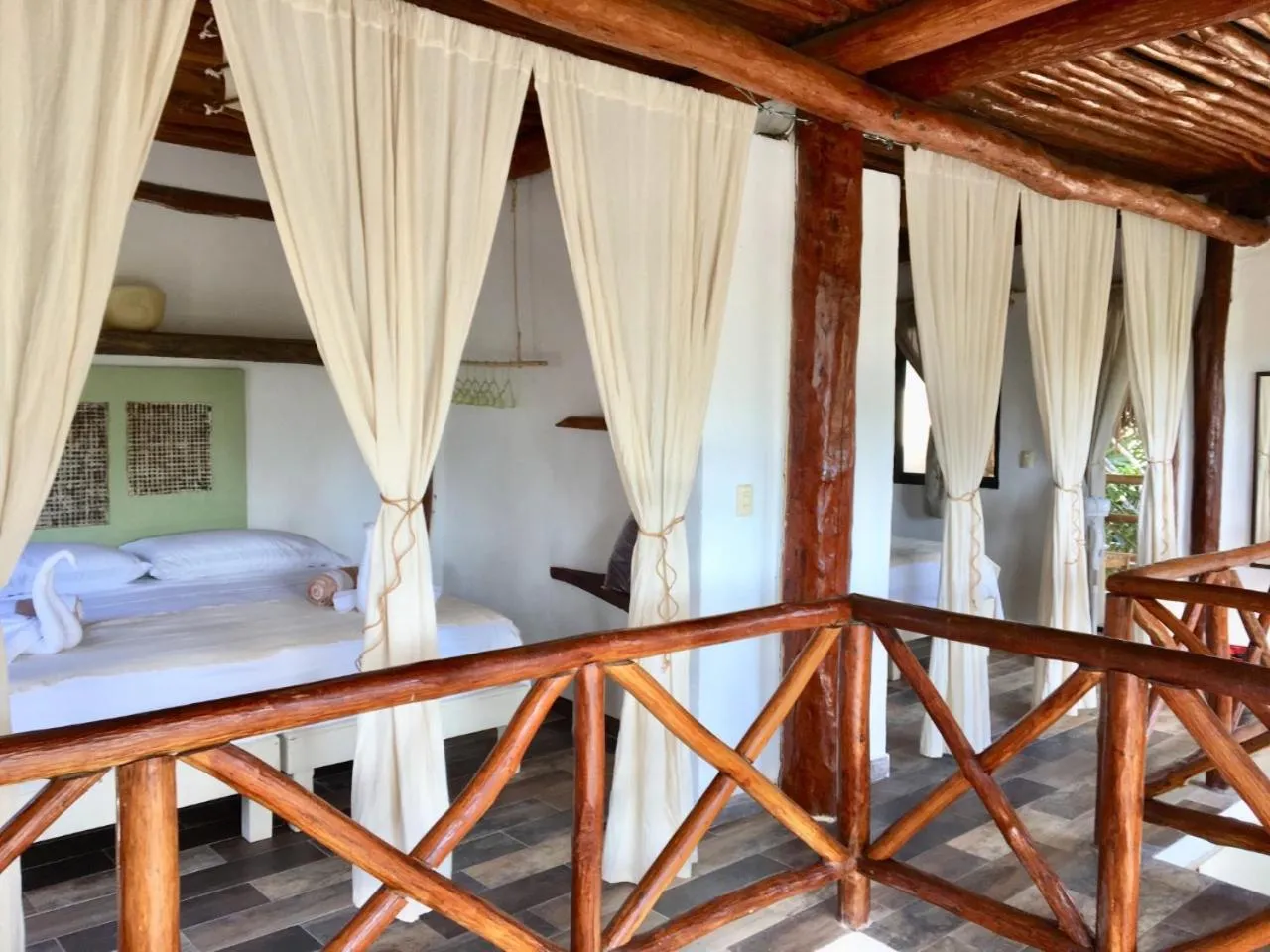 Bed in La Casa de Mia Tulum