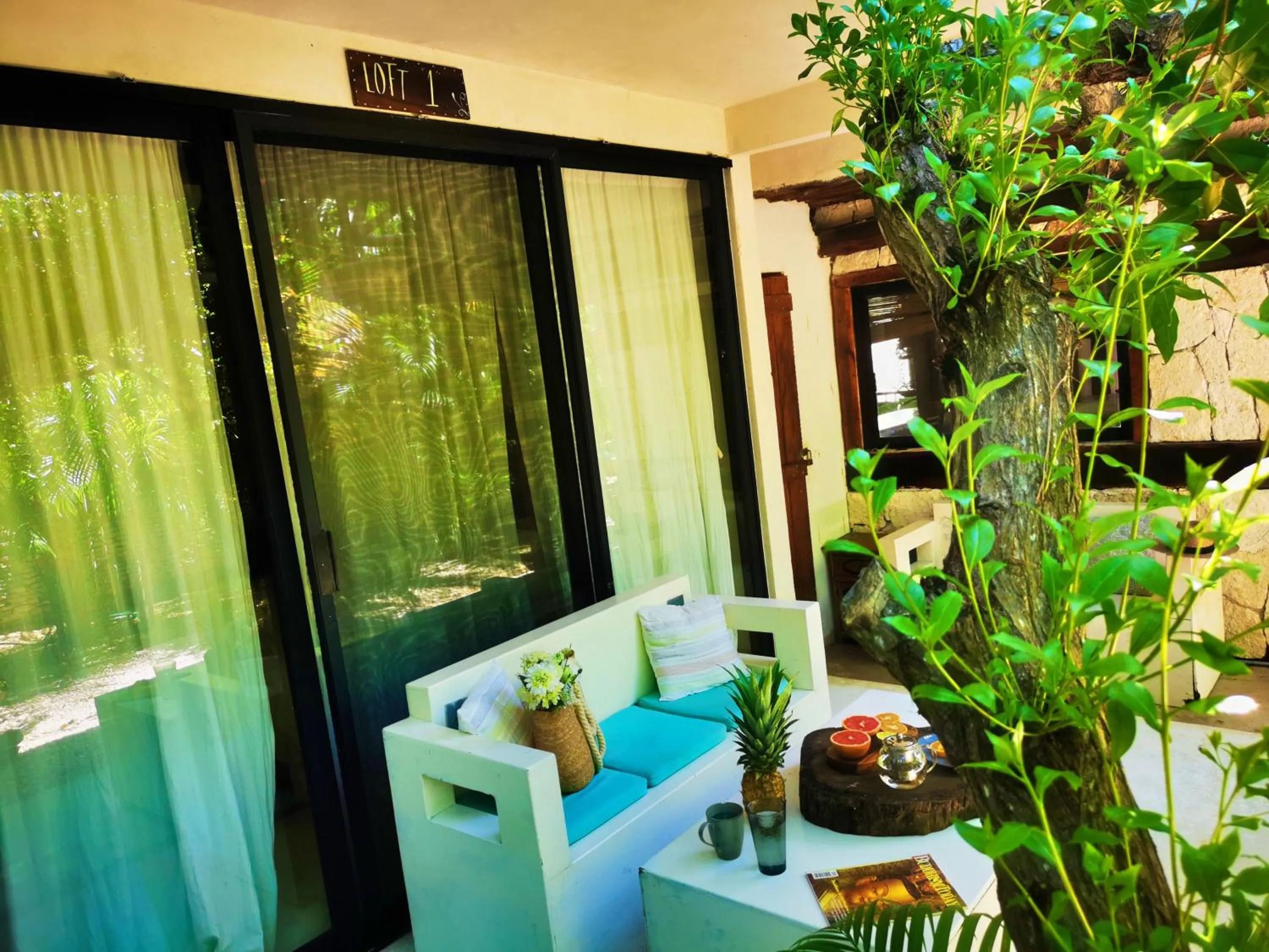 Patio in La Casa de Mia Tulum