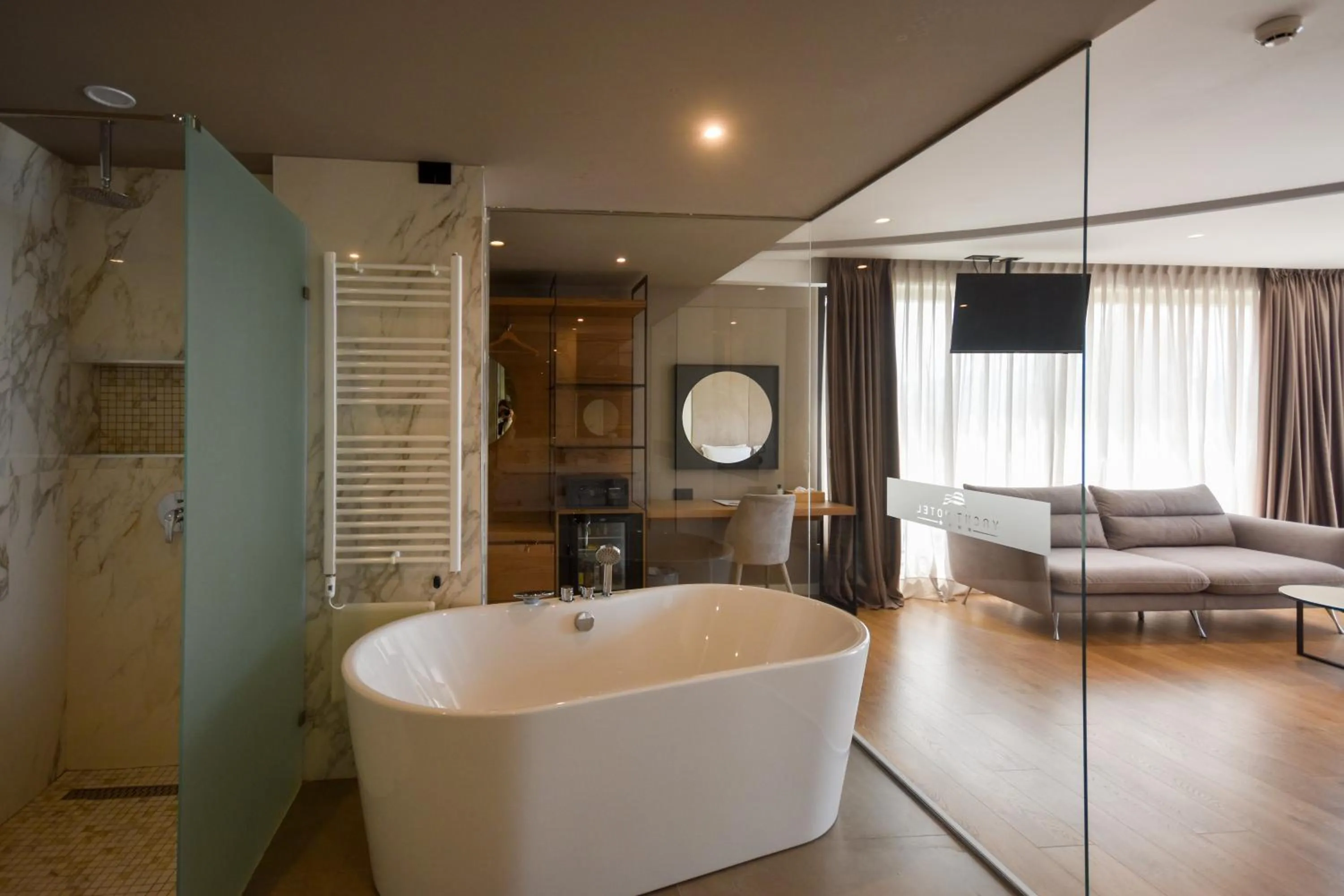Bathroom in Yacht Hotel