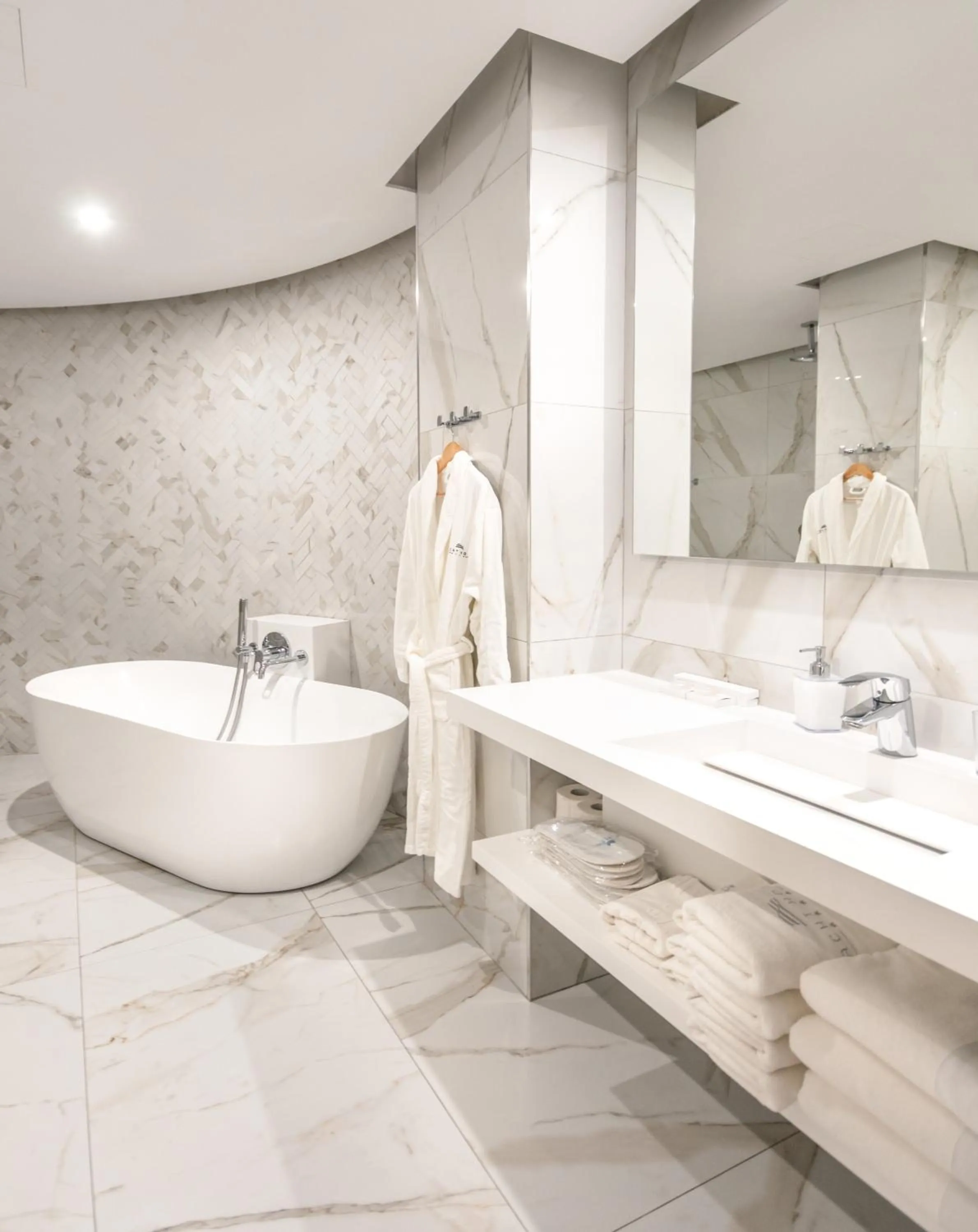 Bathroom in Yacht Hotel