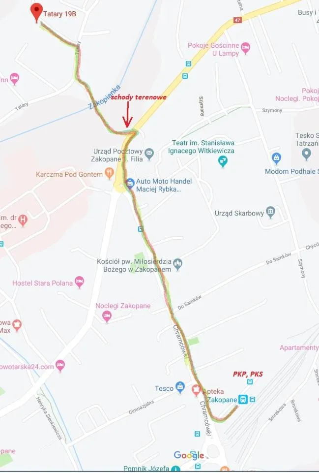 Location in Tatary - u Stanisławy