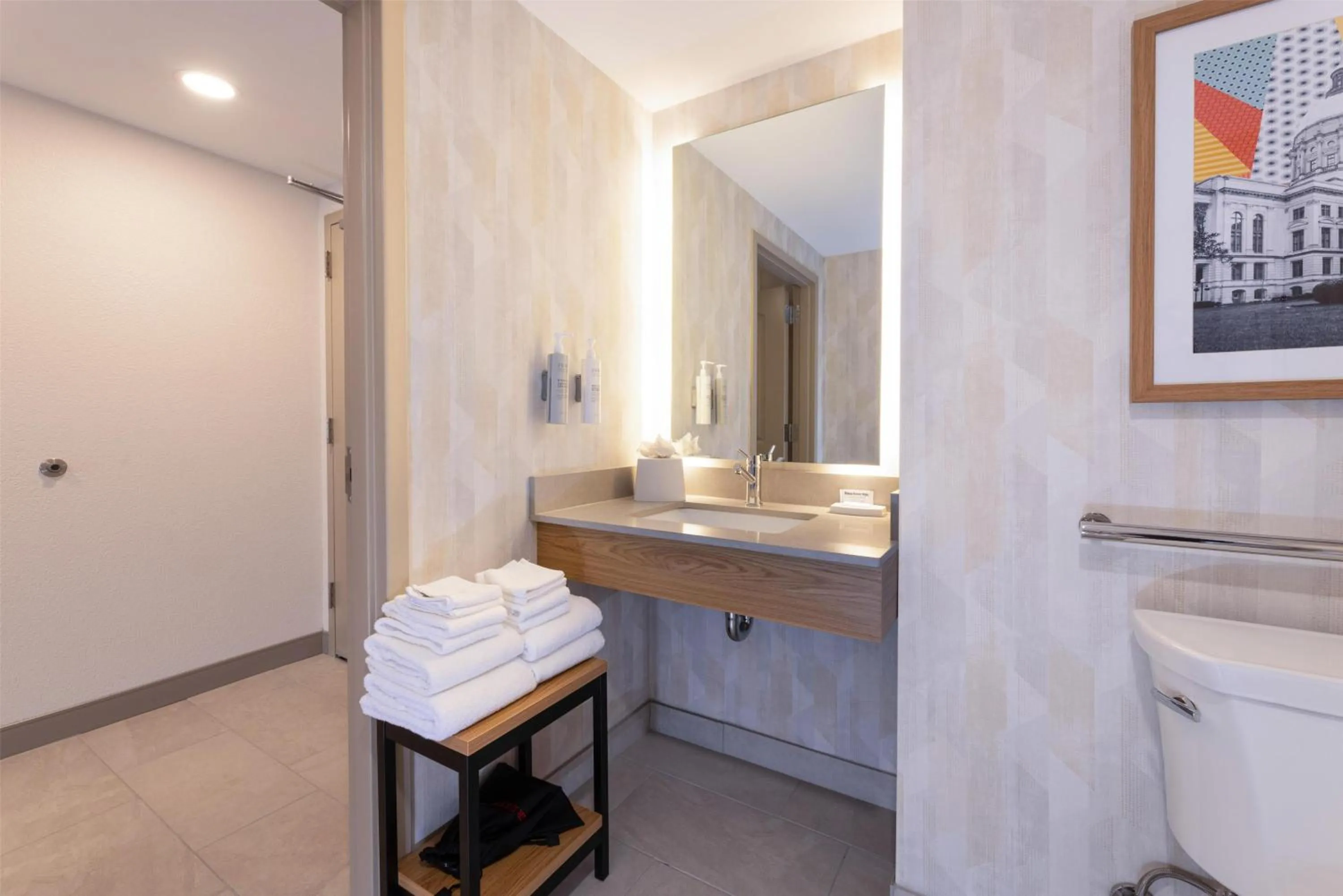 Bathroom in Hampton Inn Lawrenceville Duluth