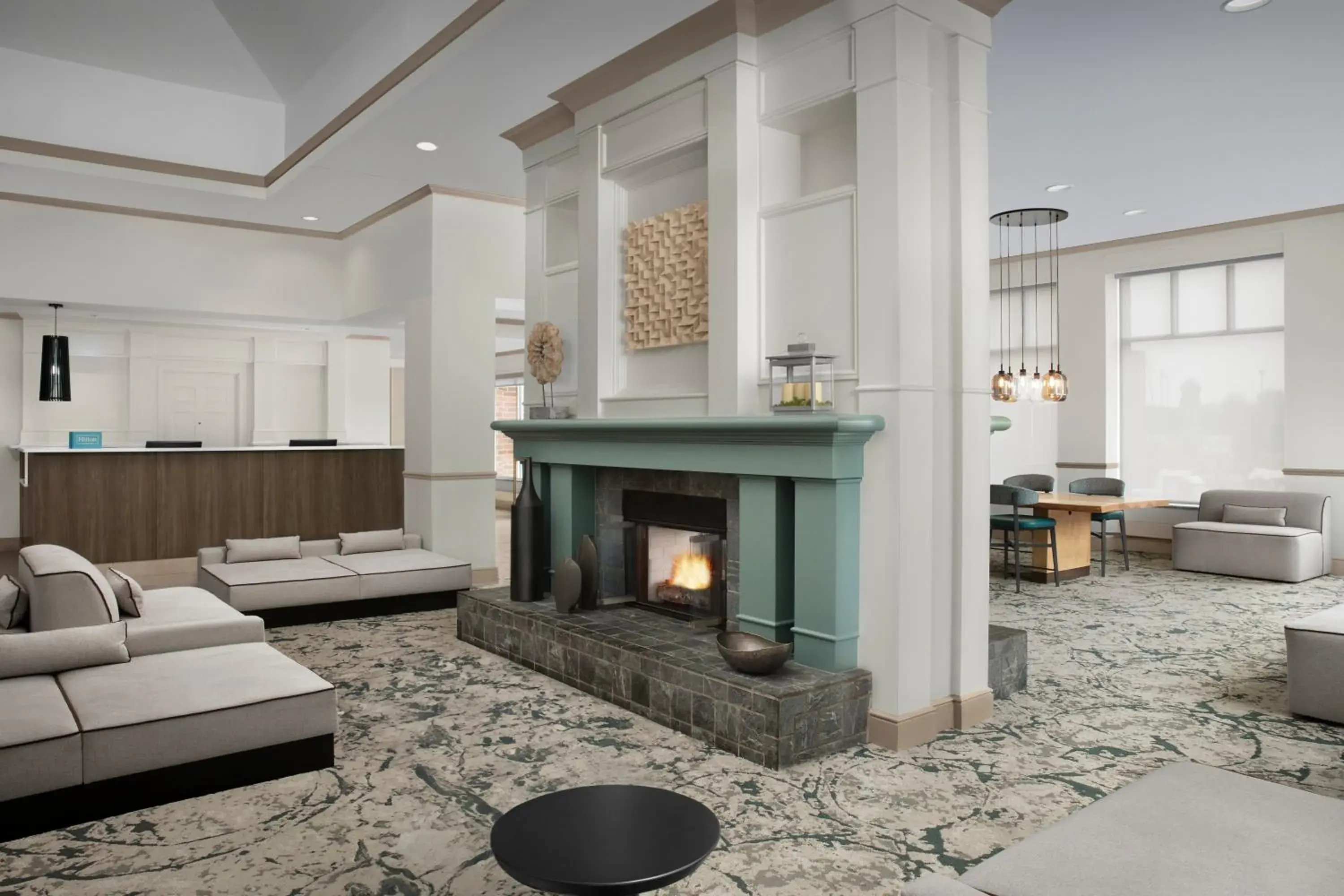 Lobby or reception in Hilton Garden Inn Hoffman Estates Lobby or reception in Hilton Garden Inn Hoffman Estates