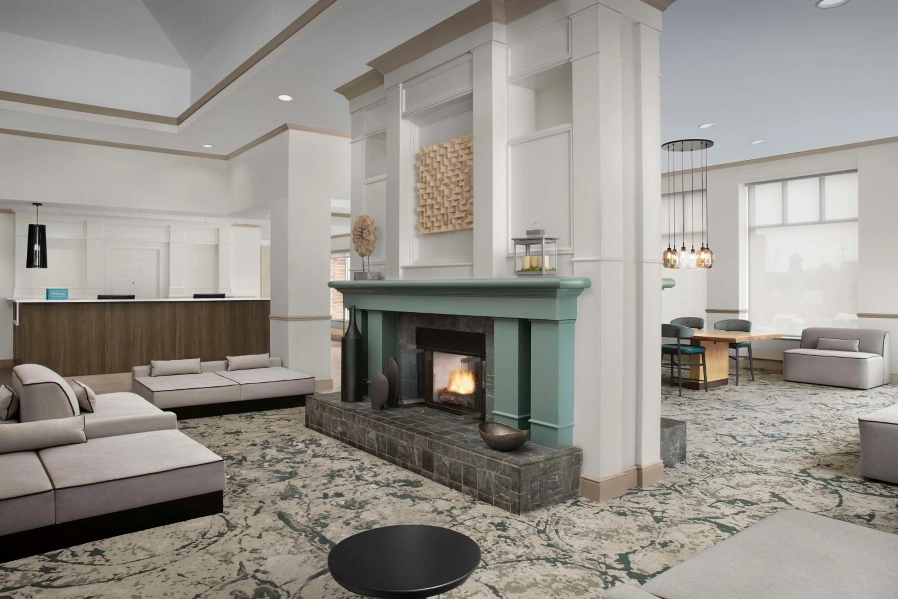 Lobby or reception in Hilton Garden Inn Hoffman Estates