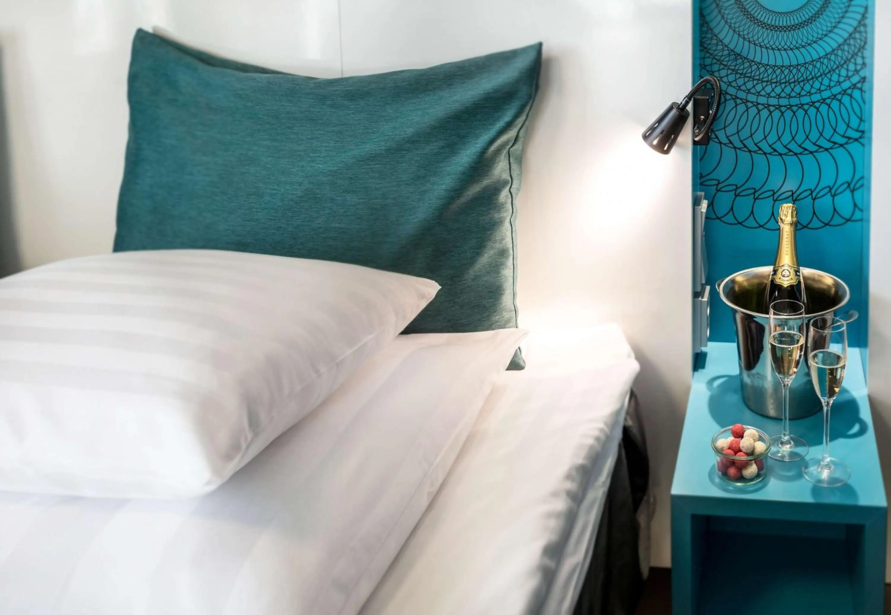 Bedroom, Bed in Scandic Tampere Station