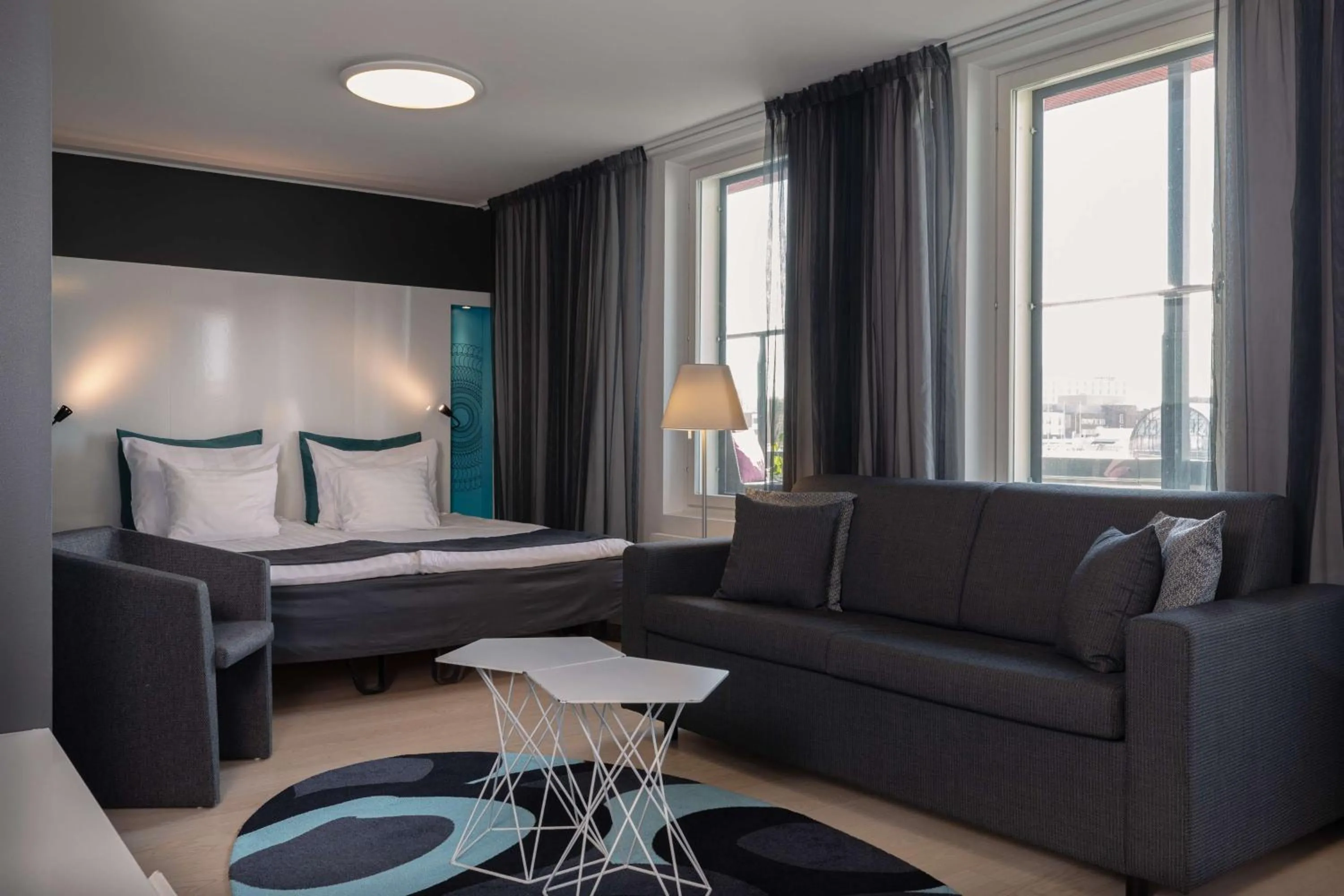 Bedroom, Bed in Scandic Tampere Station